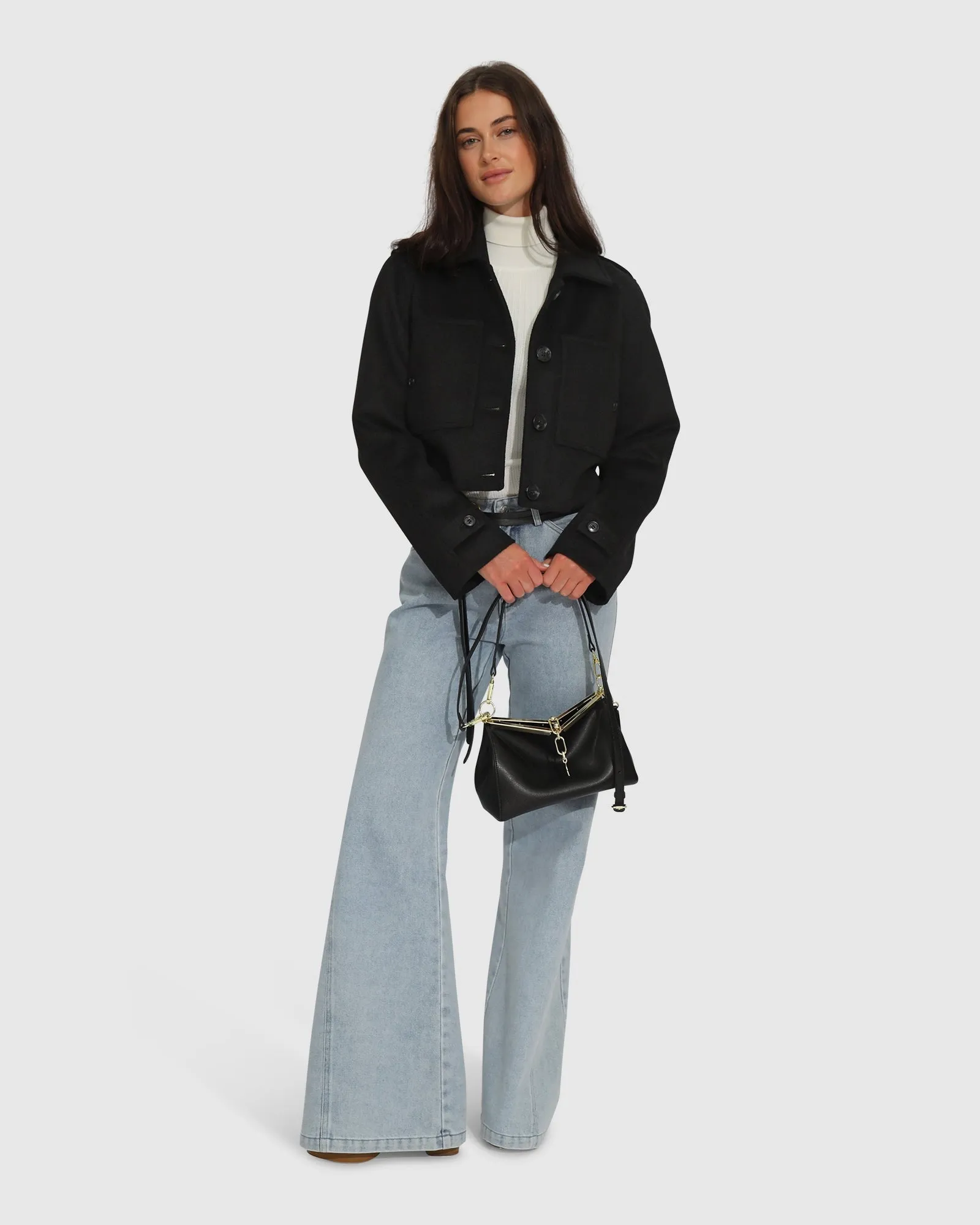 High For This Wool Blend Coat