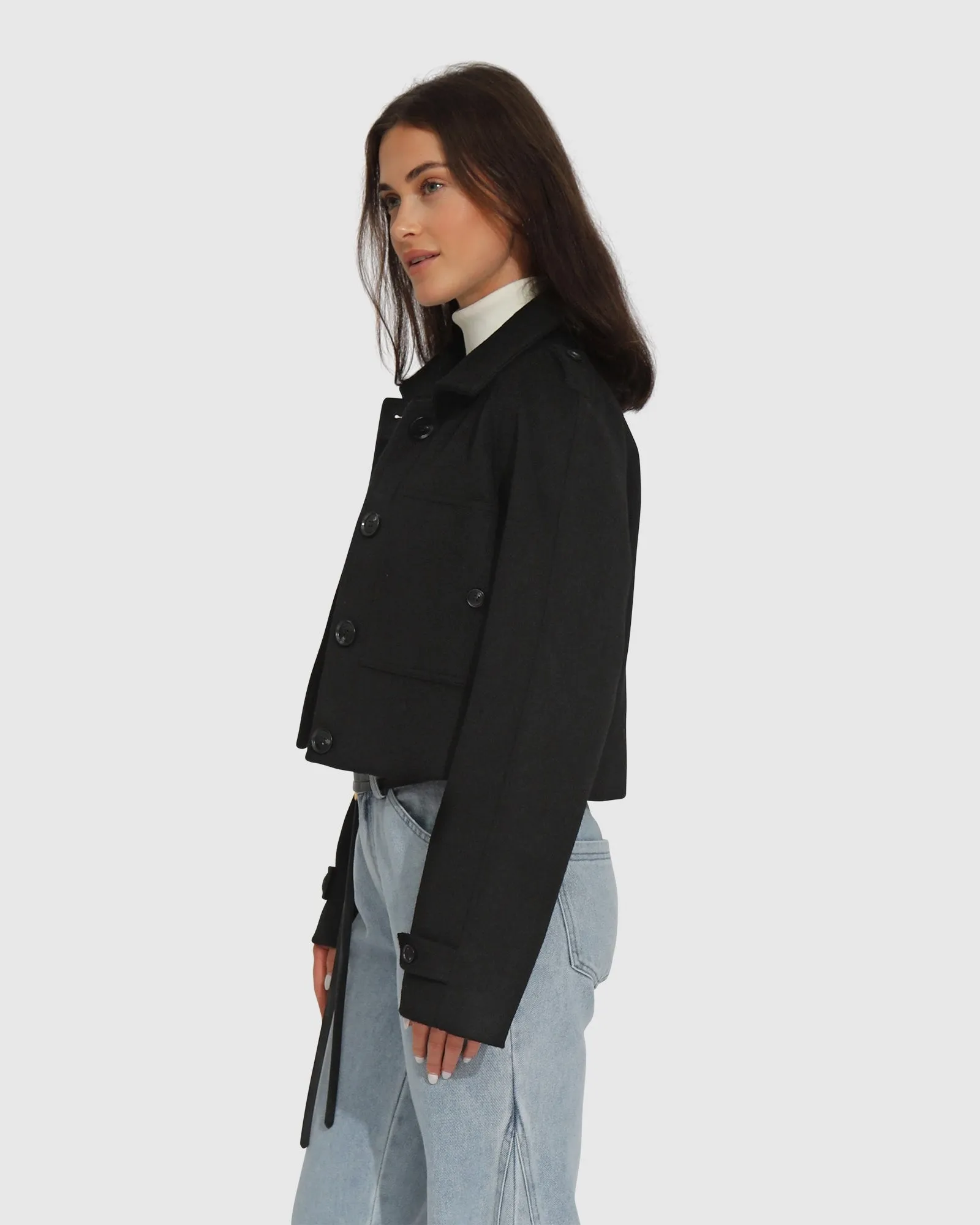 High For This Wool Blend Coat