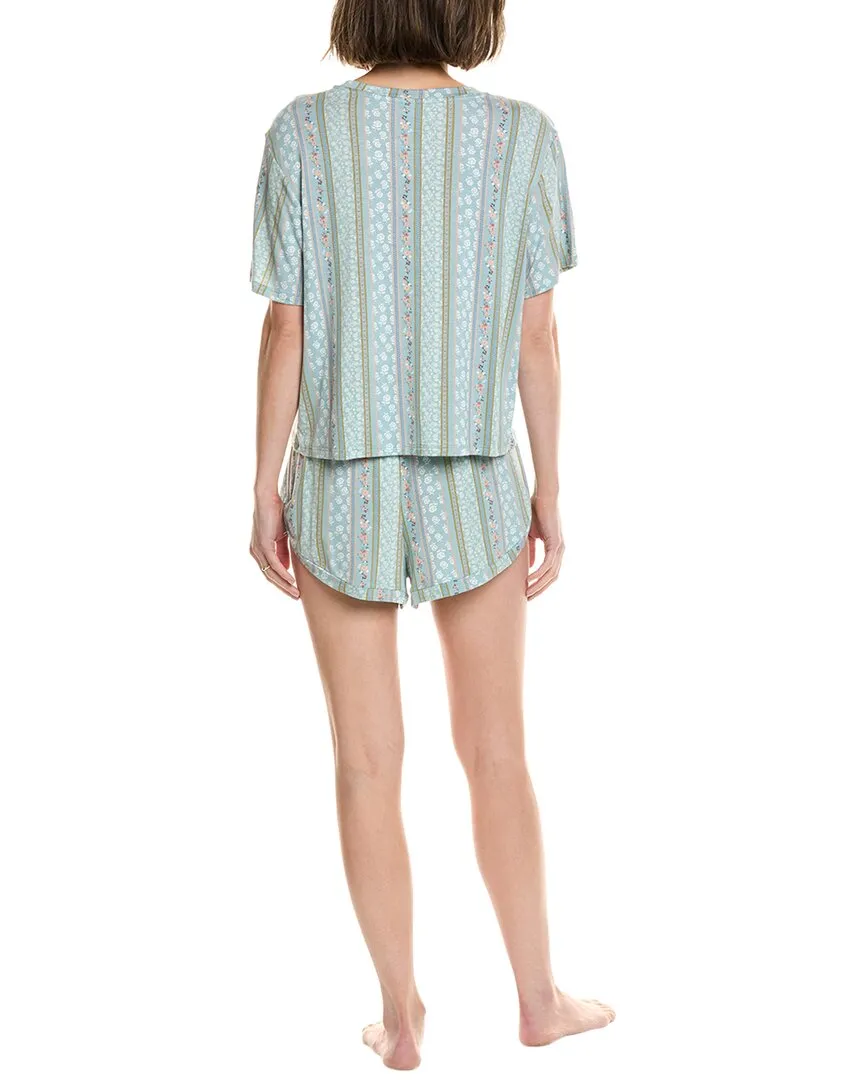 Honeydew Intimates 2pc Good Times Jersey Shortie Pajama Set