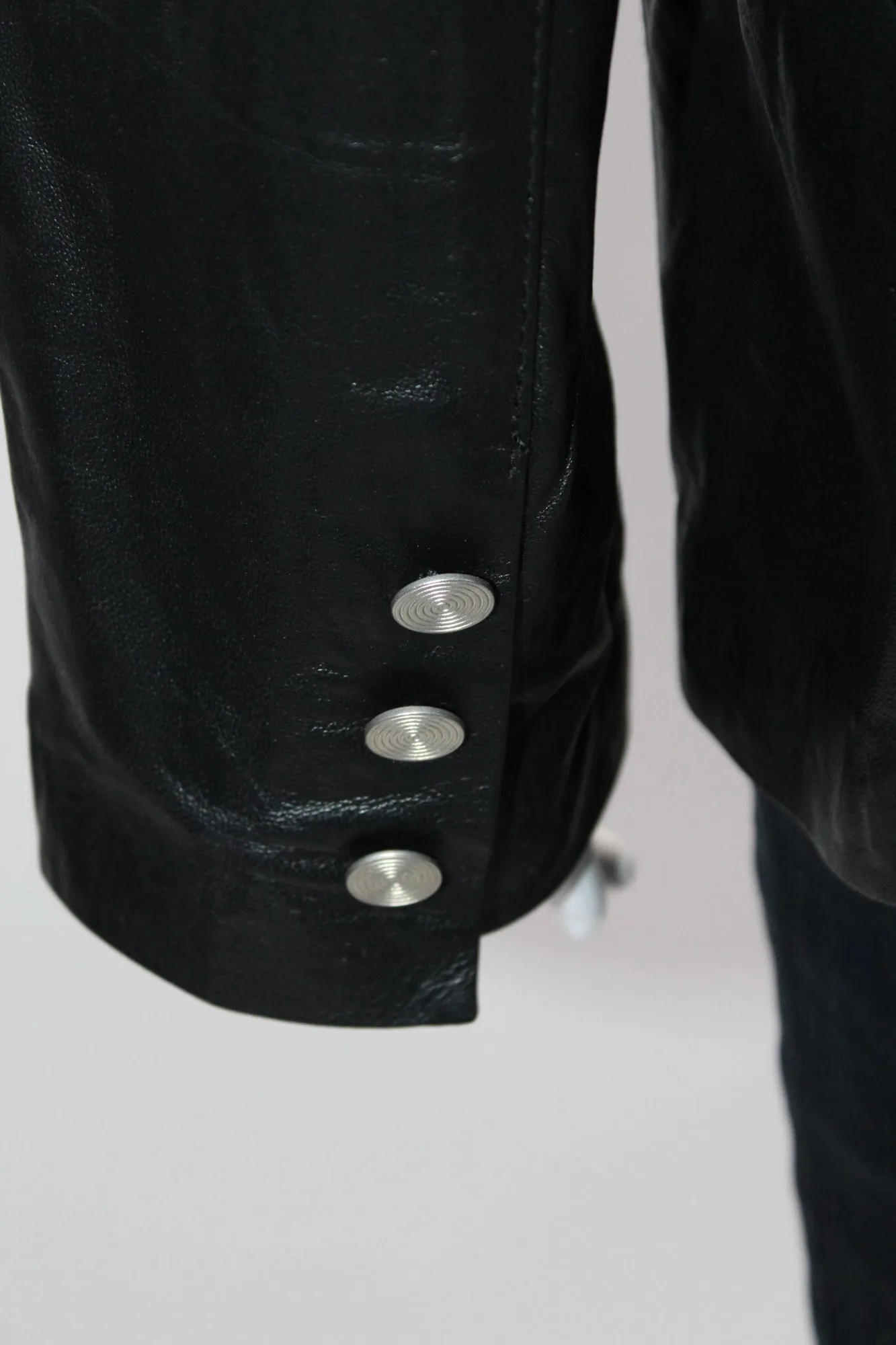 In Transit 2 Womens Leather Single Button Jacket Black