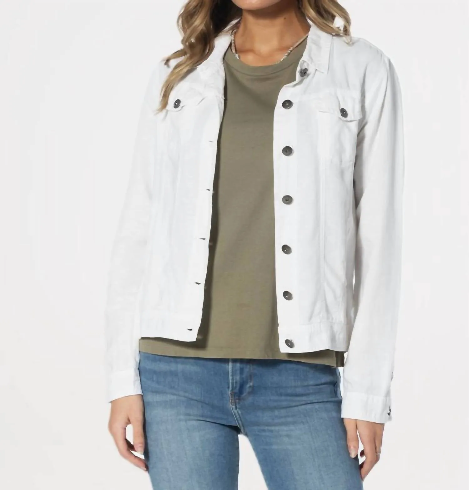 Jean Jacket In White