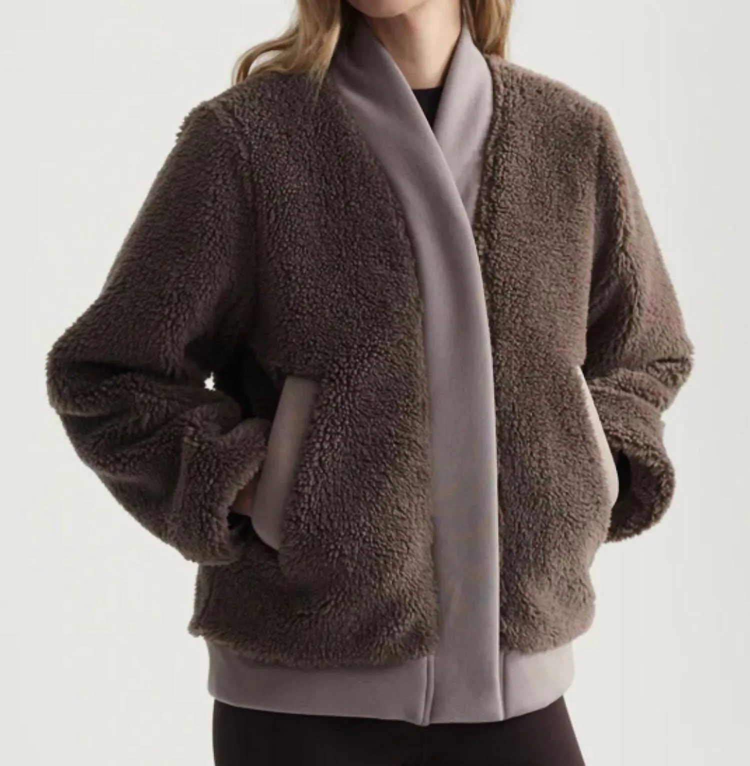 Joanna Reversible Jacket In Brown