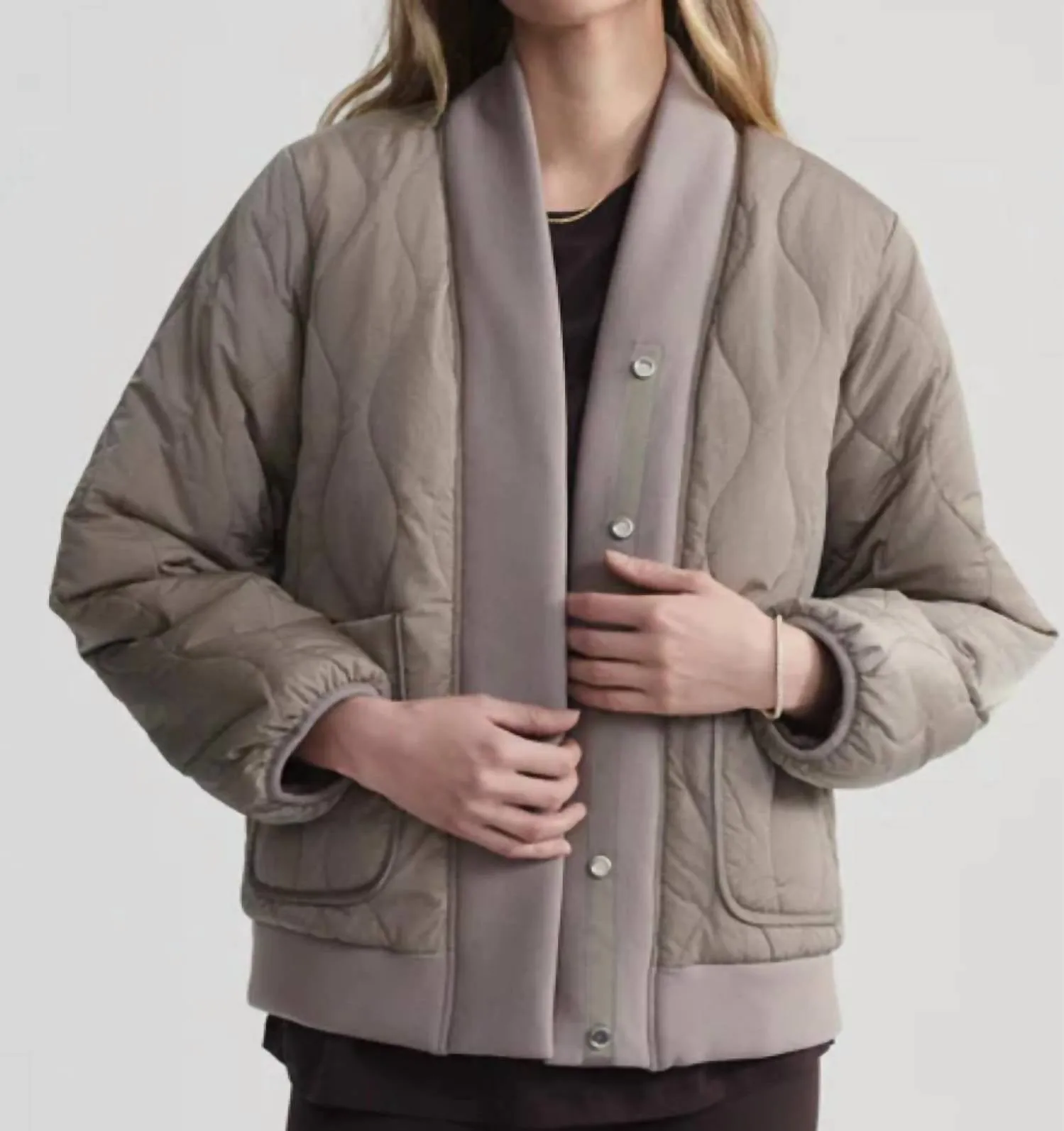 Joanna Reversible Jacket In Brown