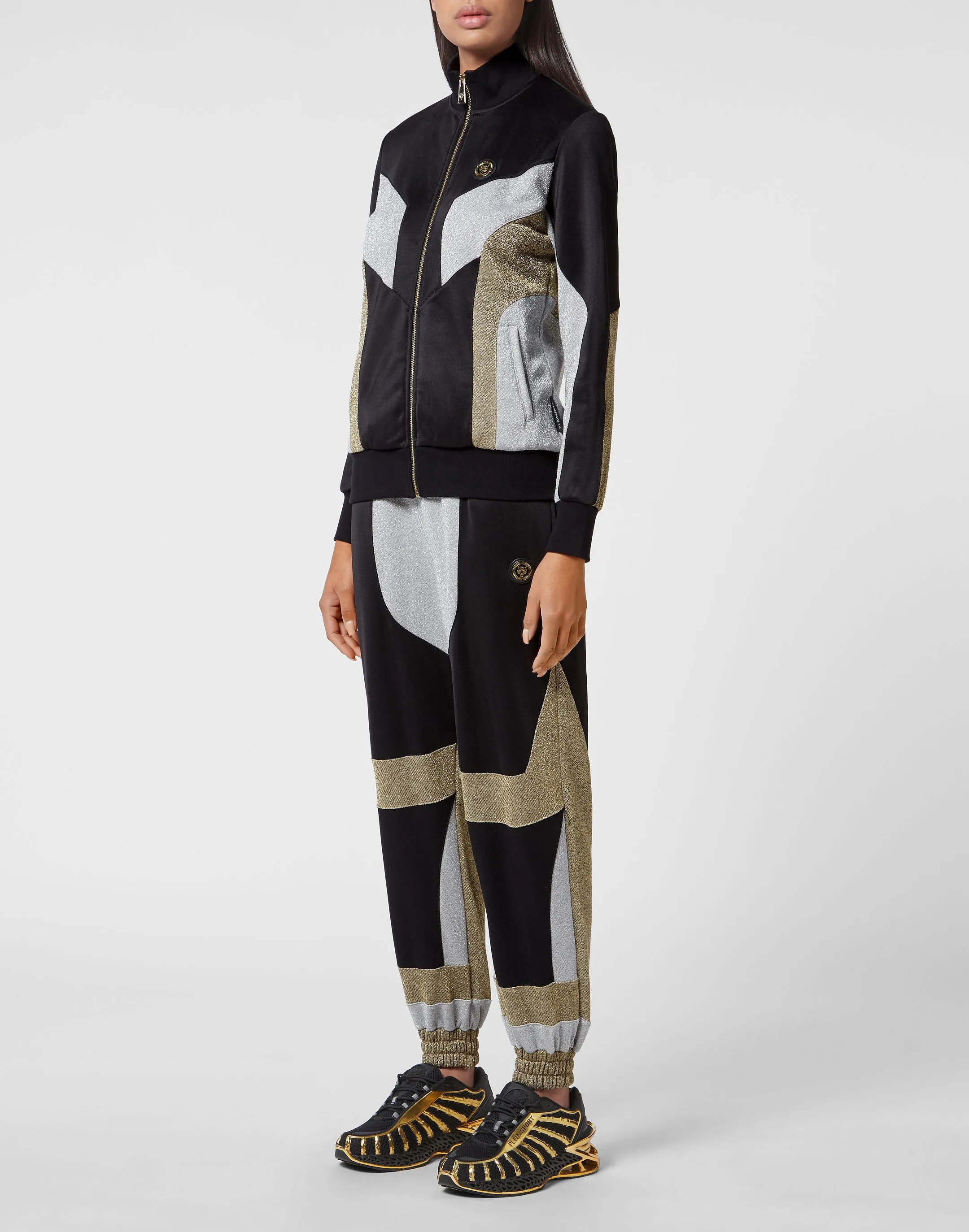 Jogging Set: Zip-up Jacket   pants Statement