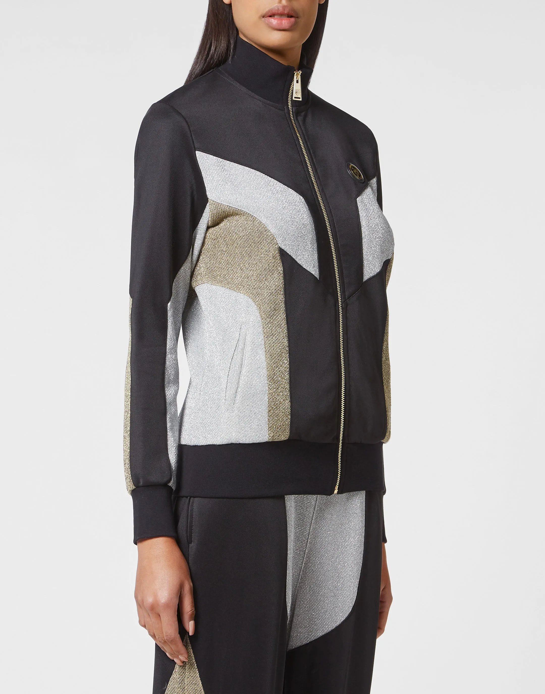 Jogging Set: Zip-up Jacket   pants Statement