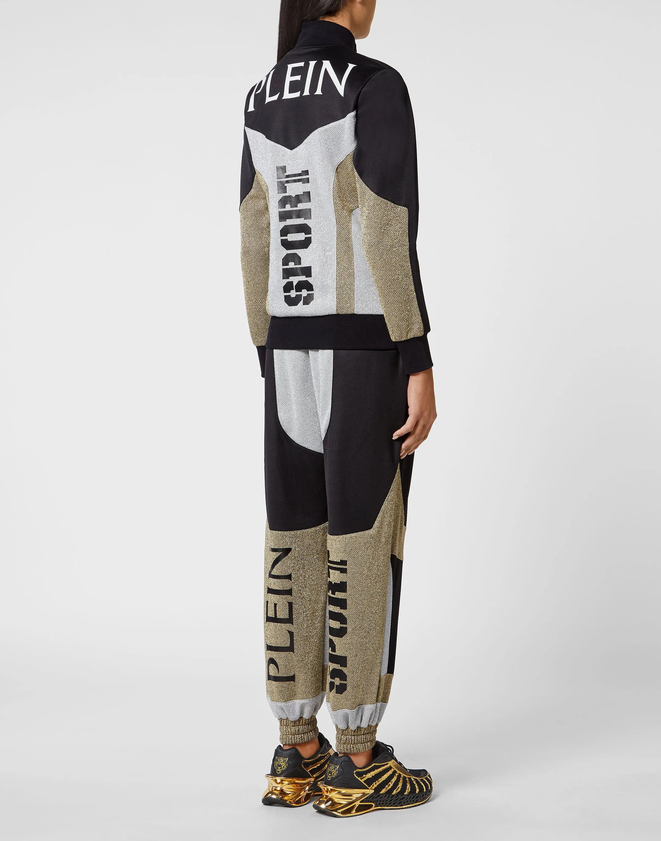 Jogging Set: Zip-up Jacket   pants Statement