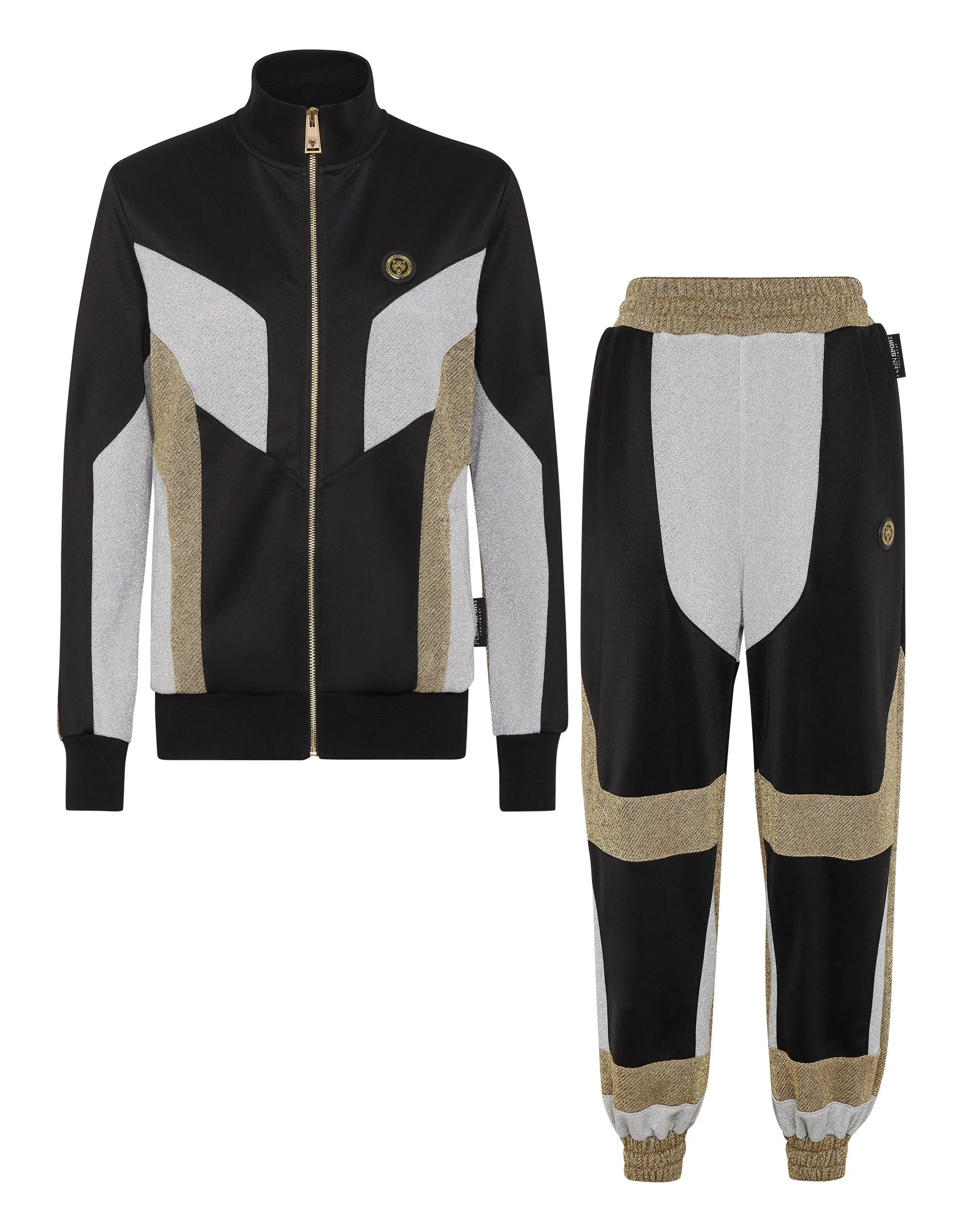 Jogging Set: Zip-up Jacket   pants Statement