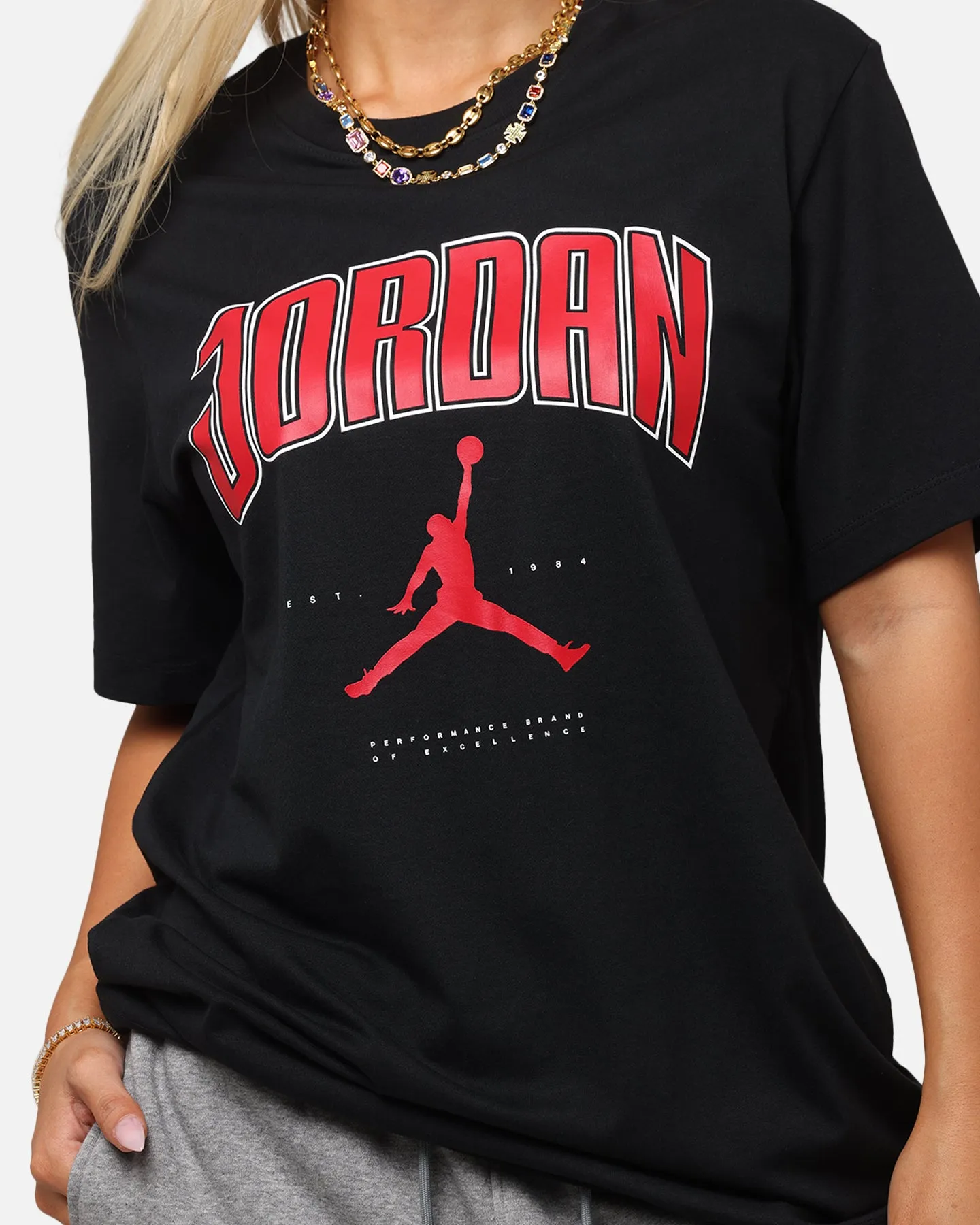 Jordan City 88 Crewneck T-Shirt Gym Red/Black