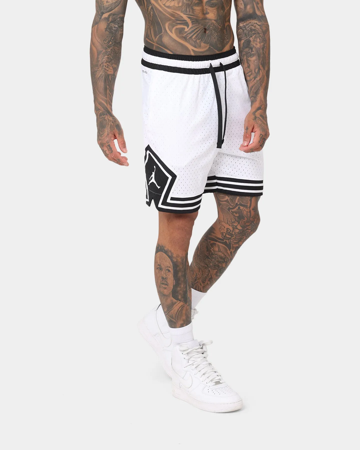 Jordan Dri-FIT Sport Diamond Shorts White/Black