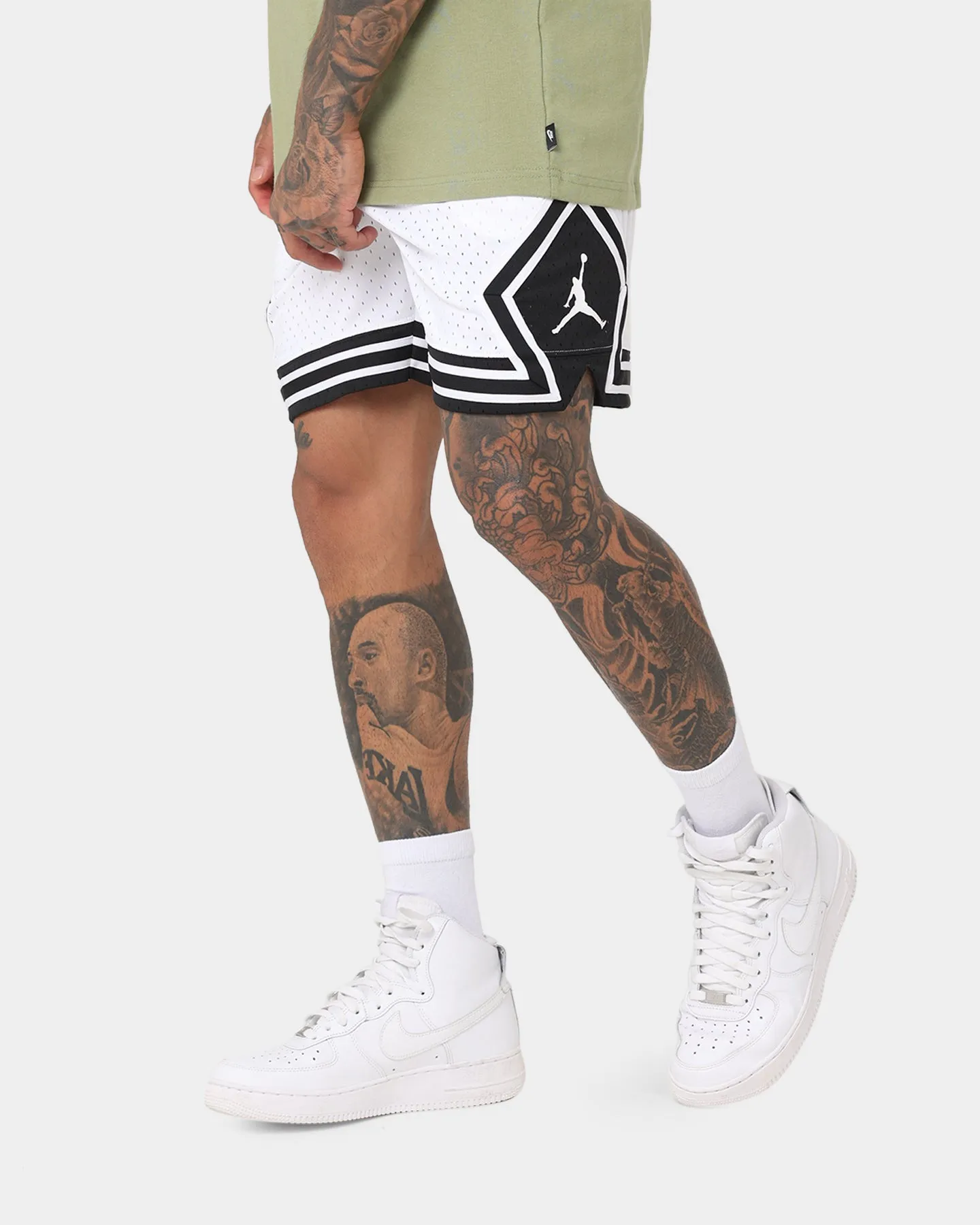 Jordan Dri-FIT Sport Diamond Shorts White/Black