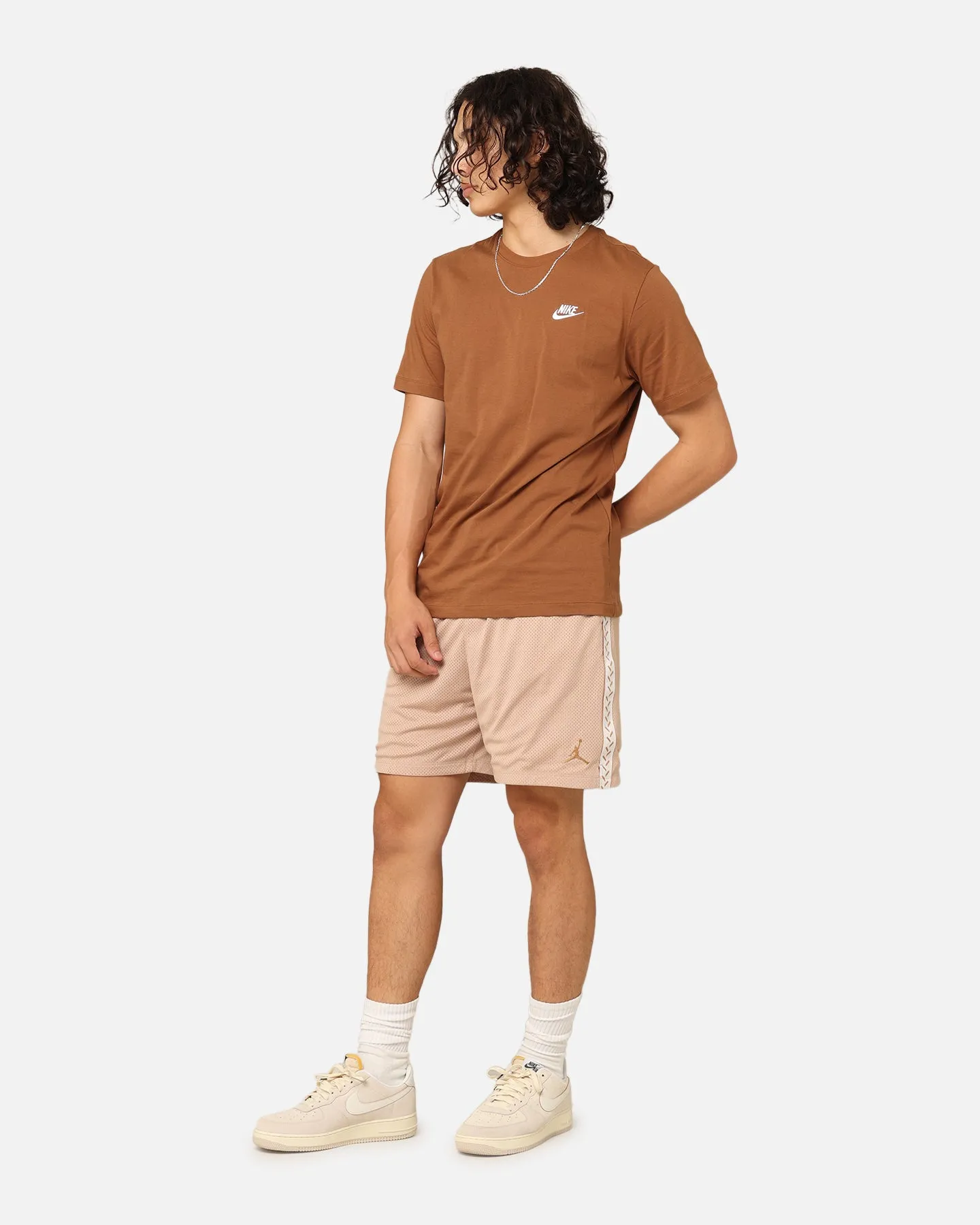 Jordan Flight MVP Mesh Shorts Medium Brown