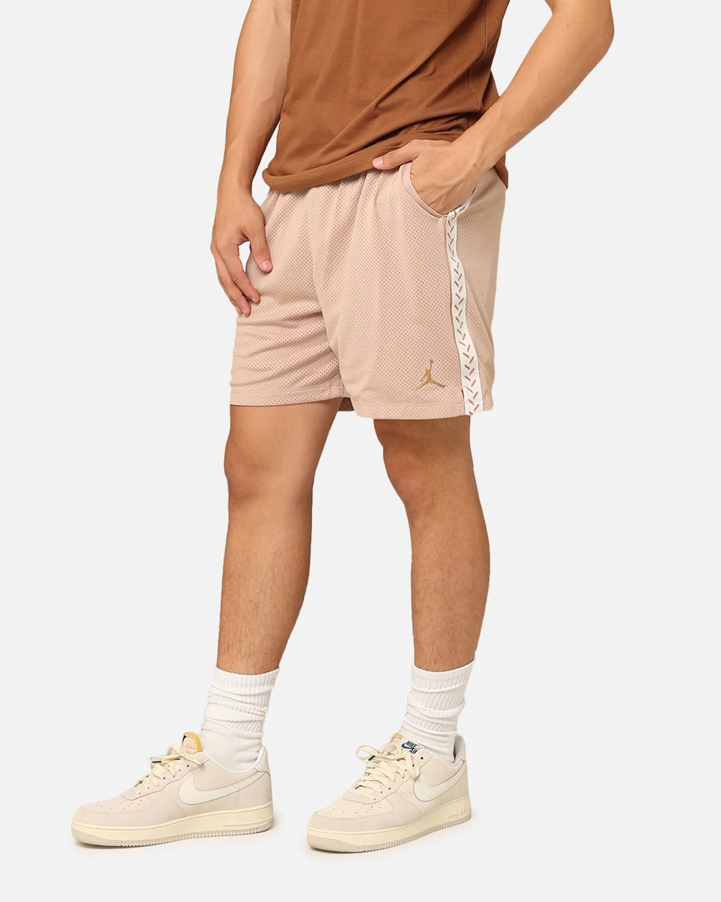 Jordan Flight MVP Mesh Shorts Medium Brown