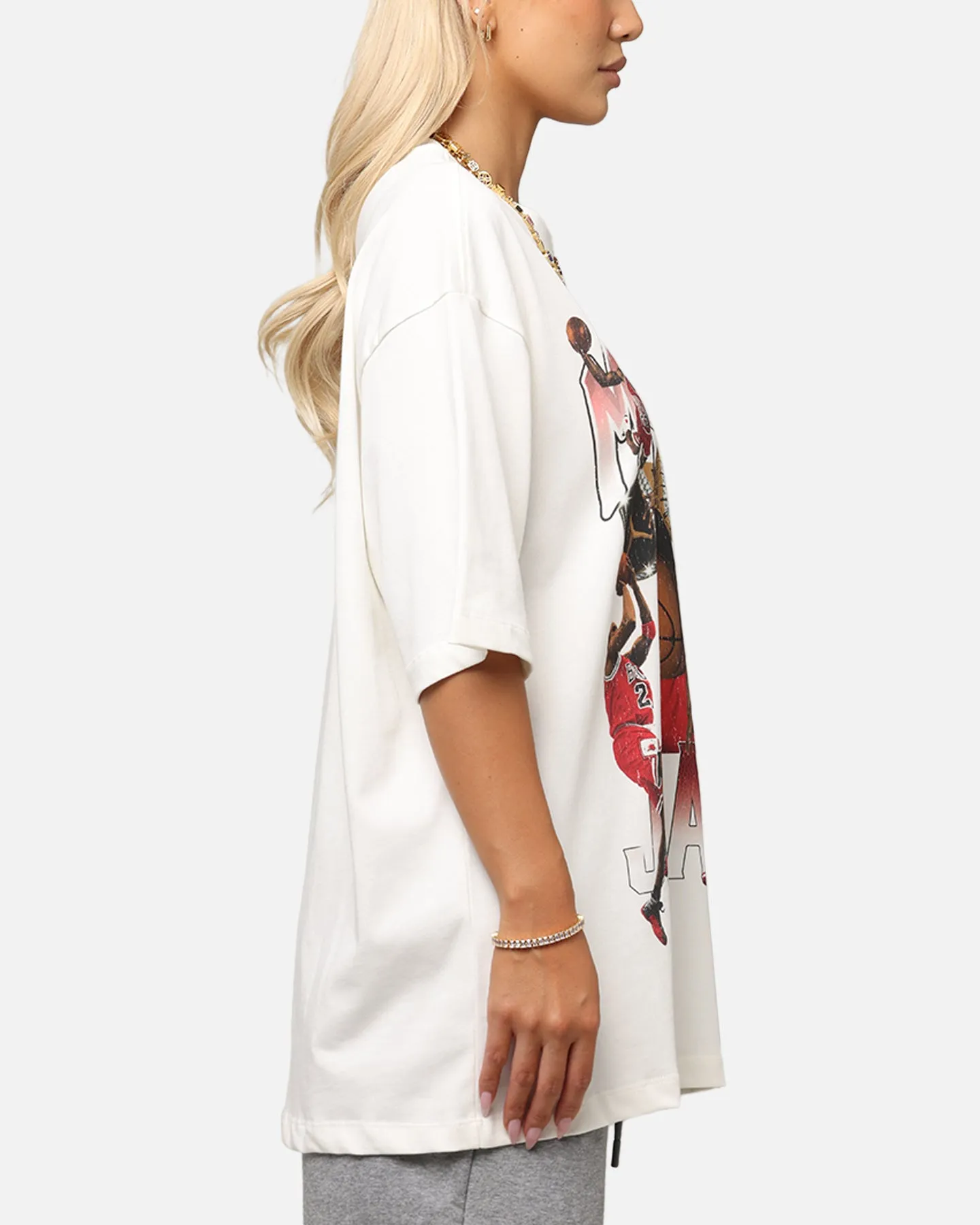 Jordan Jumpman Flight Essentials Graphic Oversized T-Shirt Sail