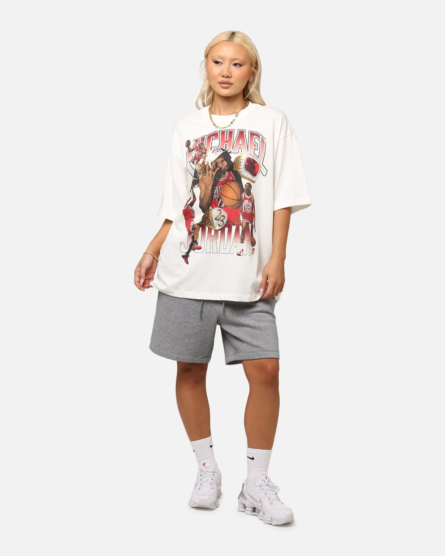 Jordan Jumpman Flight Essentials Graphic Oversized T-Shirt Sail
