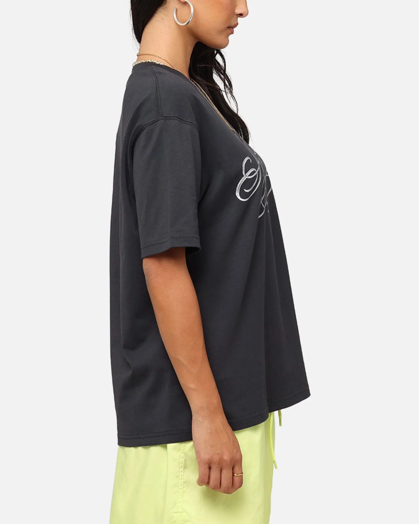 Jordan Women's Graphic Metallic T-Shirt Off Noir