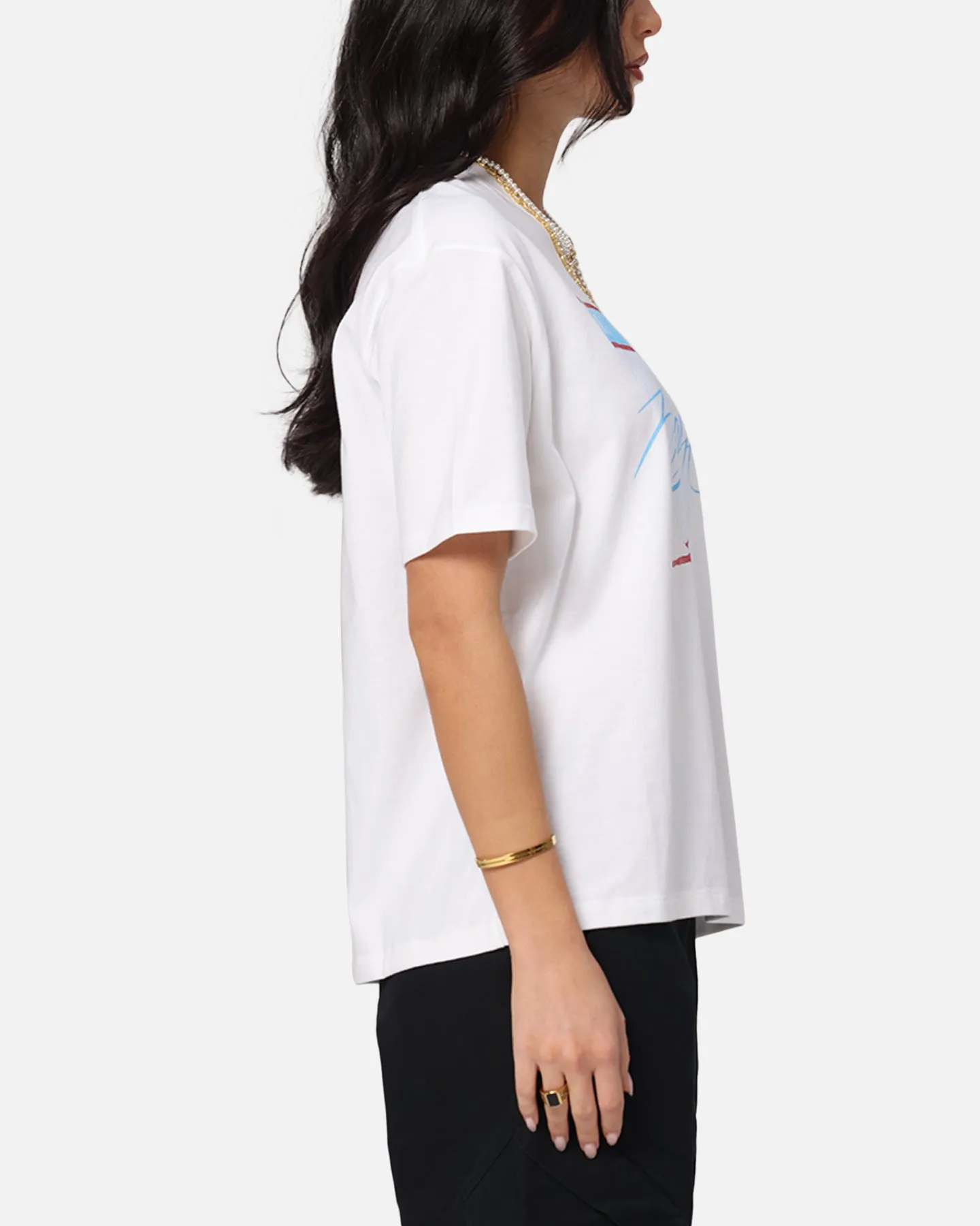 Jordan Women's Jumpman Flight Heritage Graphic T-Shirt White