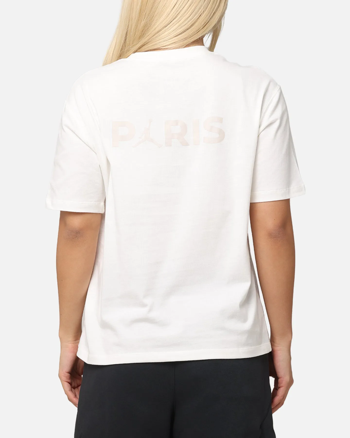 Jordan Women's Paris Saint-Germain Graphic T-Shirt Rust Sail/Pale Ivory