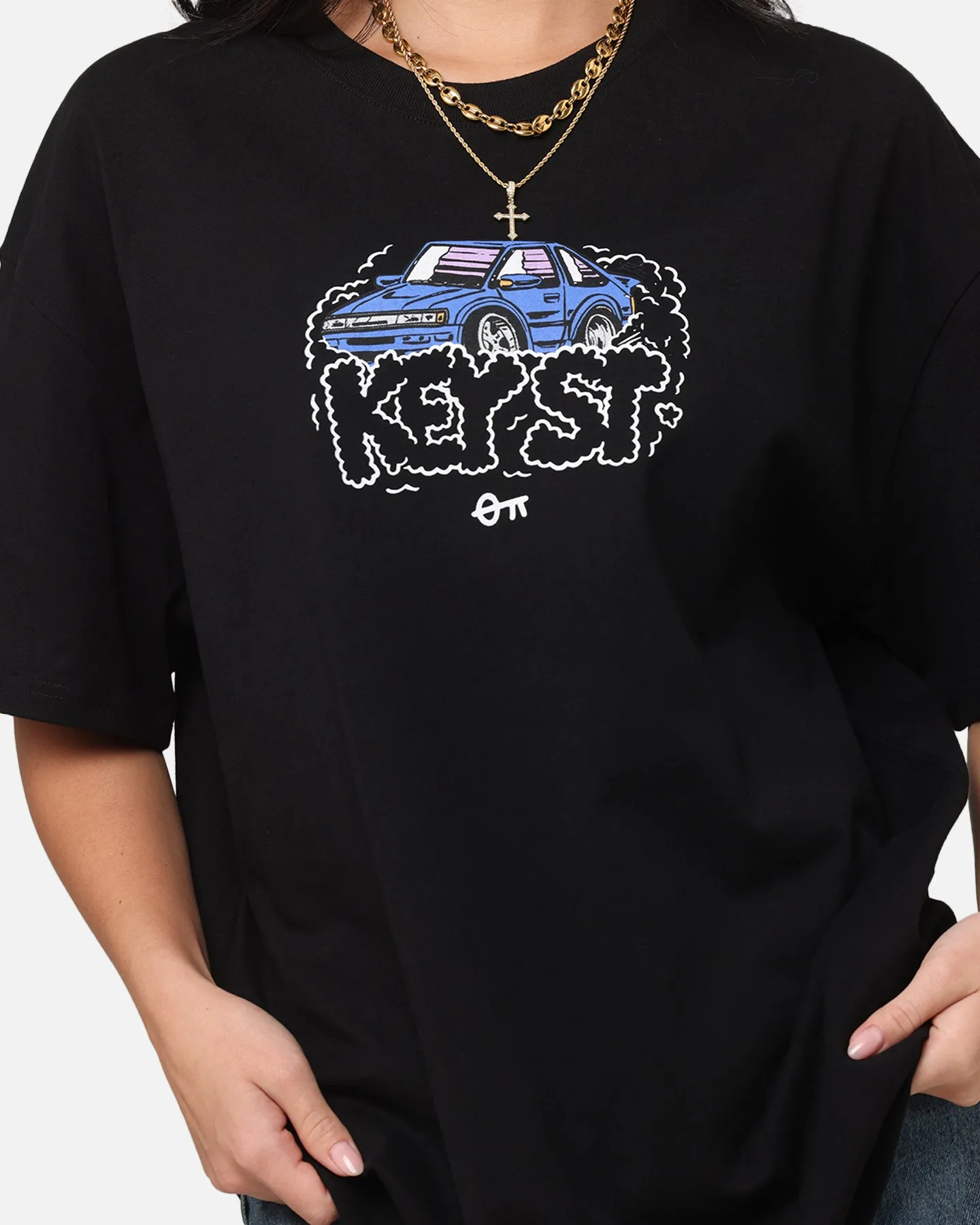 Key Street X FRKO Burner T-Shirt Black