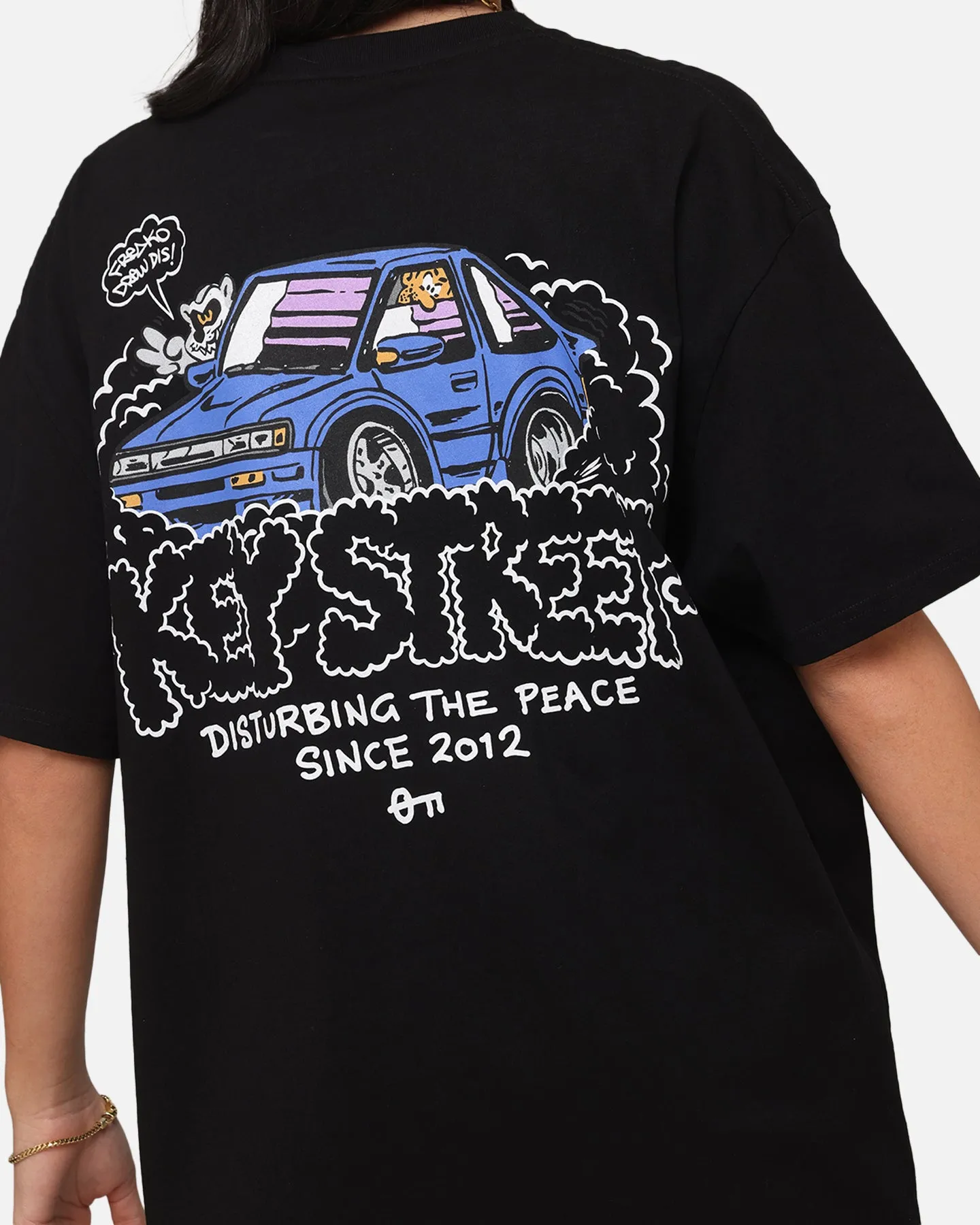Key Street X FRKO Burner T-Shirt Black