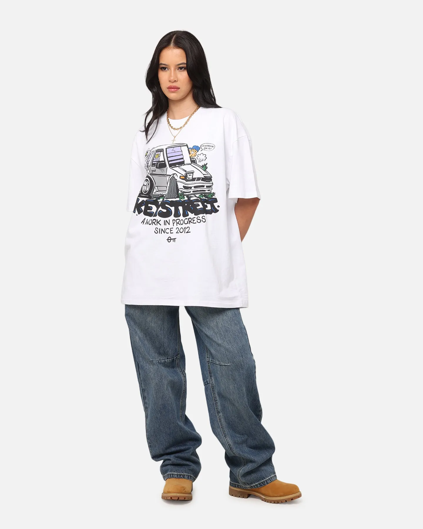 Key Street X FRKO Wip T-Shirt White