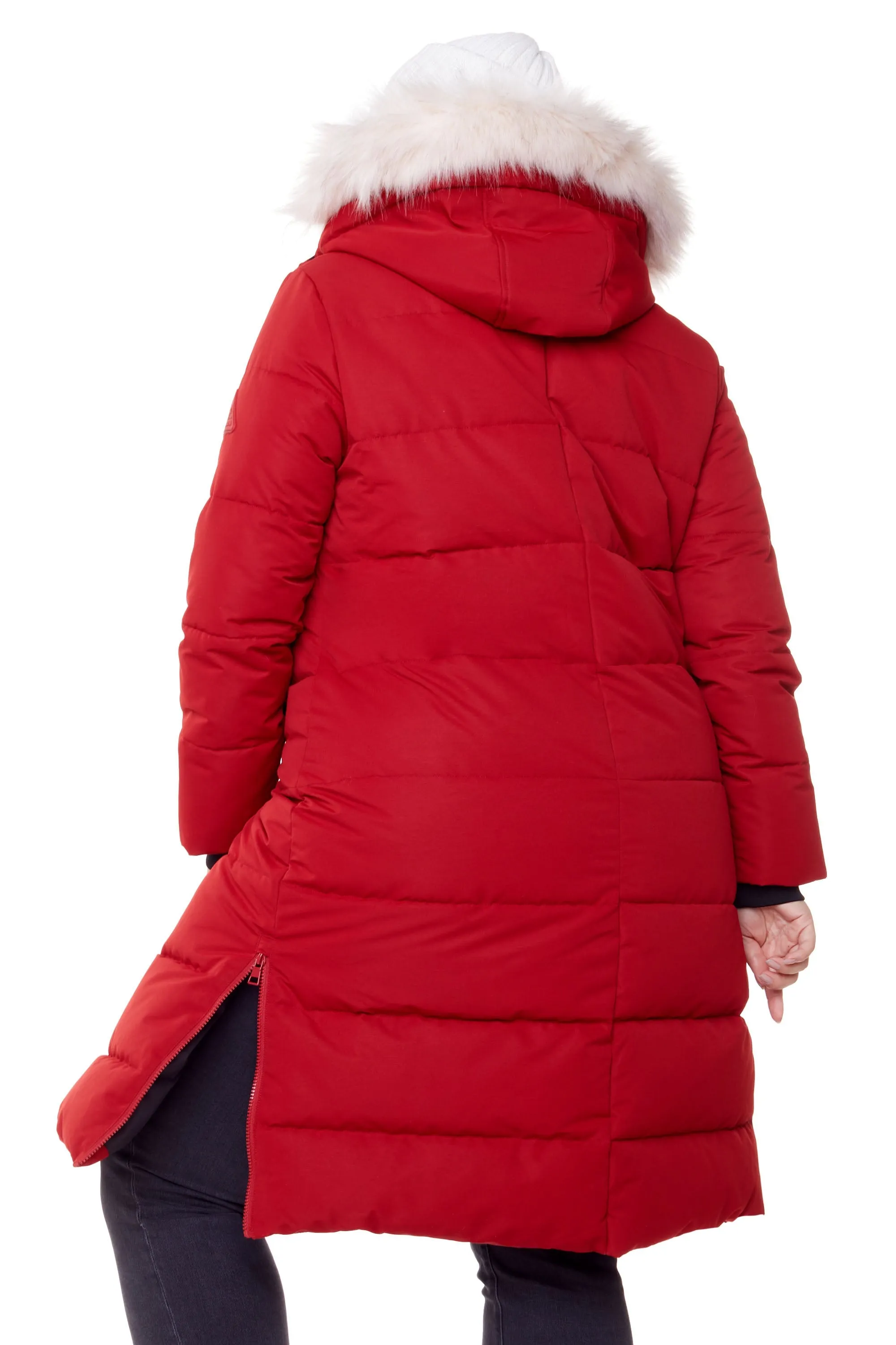 KLUANE PLUS | WOMEN'S VEGAN DOWN (RECYCLED) ULTRA LONG LENGTH PARKA (PLUS SIZE)