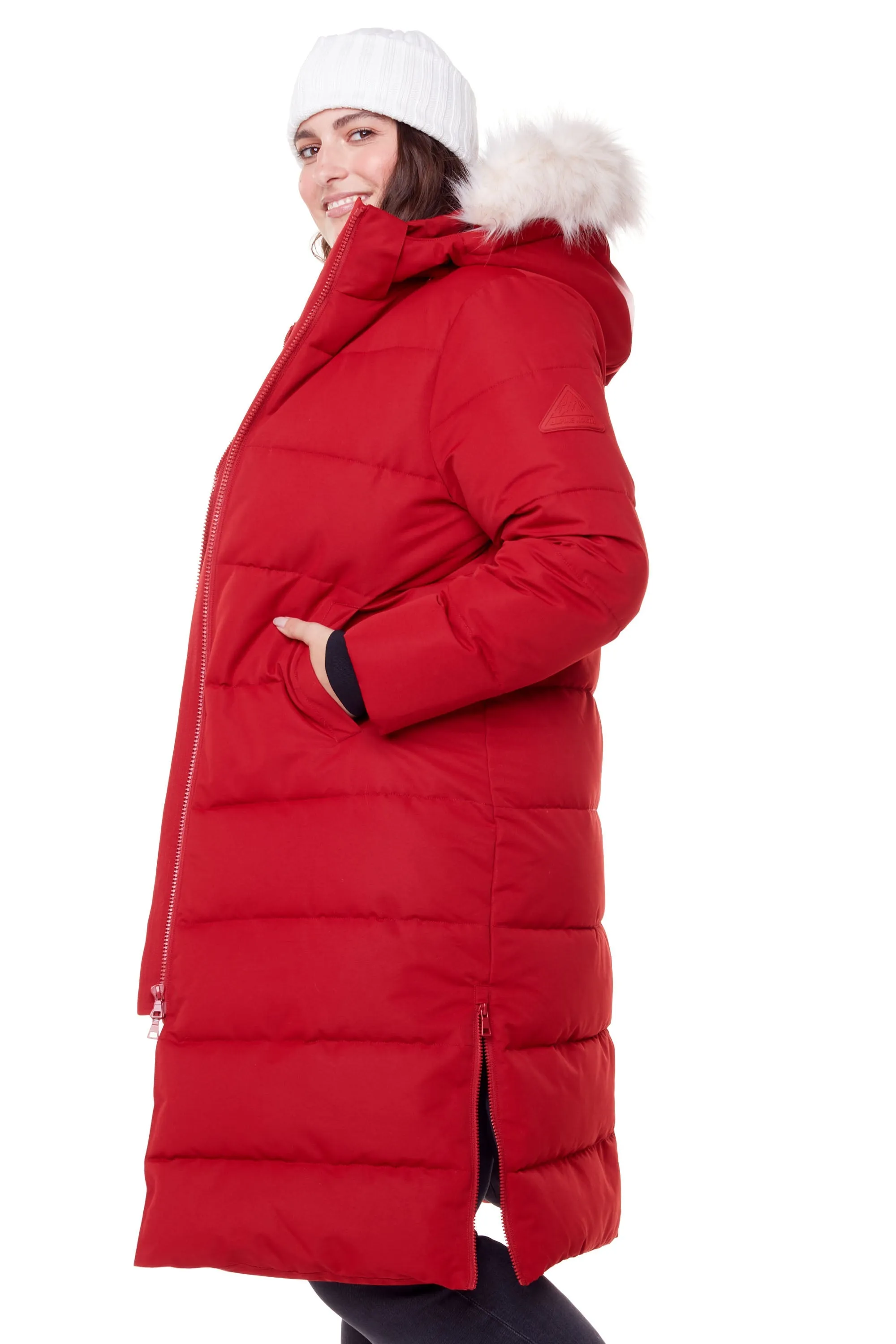 KLUANE PLUS | WOMEN'S VEGAN DOWN (RECYCLED) ULTRA LONG LENGTH PARKA (PLUS SIZE)