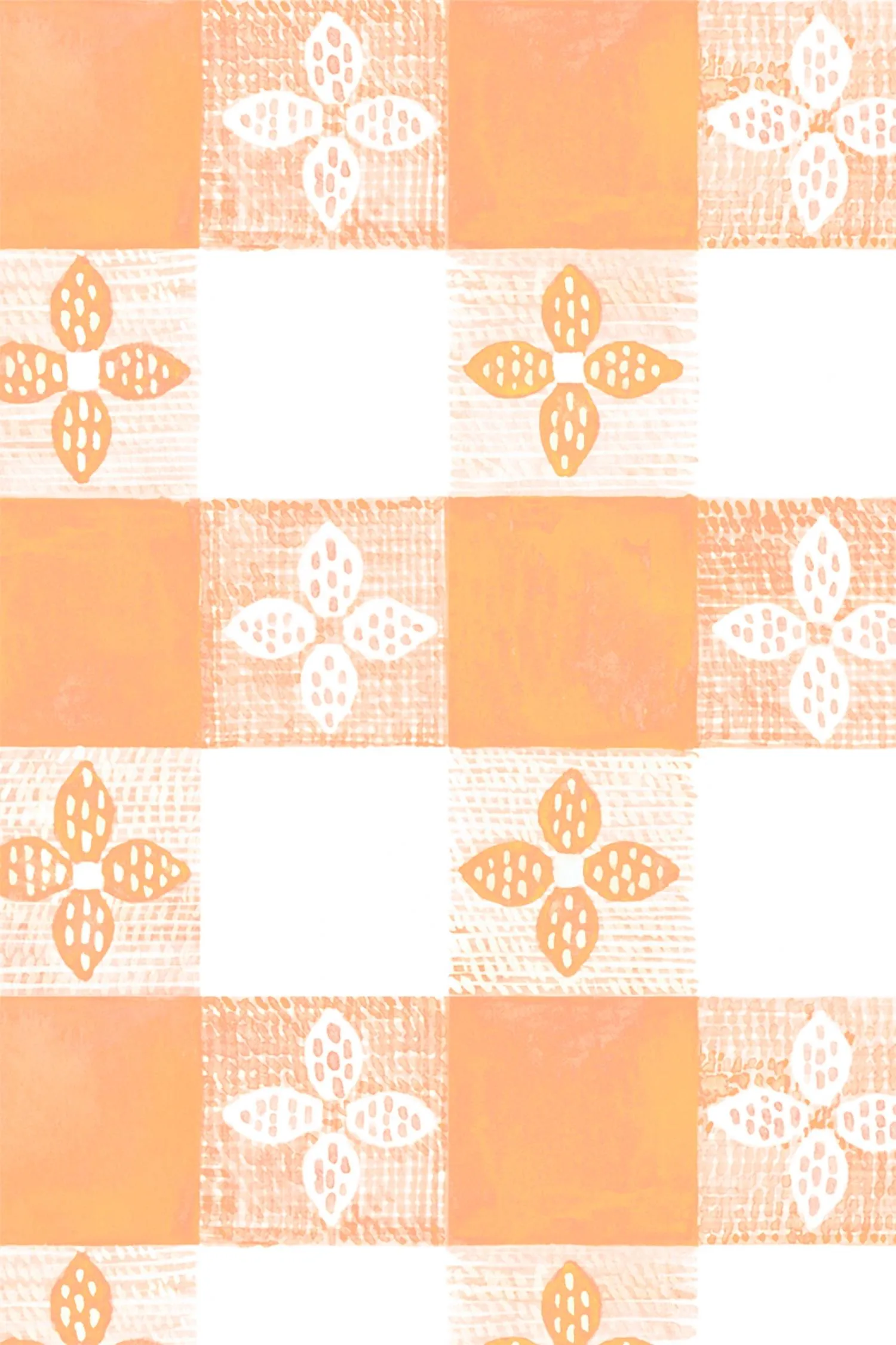 Kokomo Bermuda Short In Apricot Tablecloth
