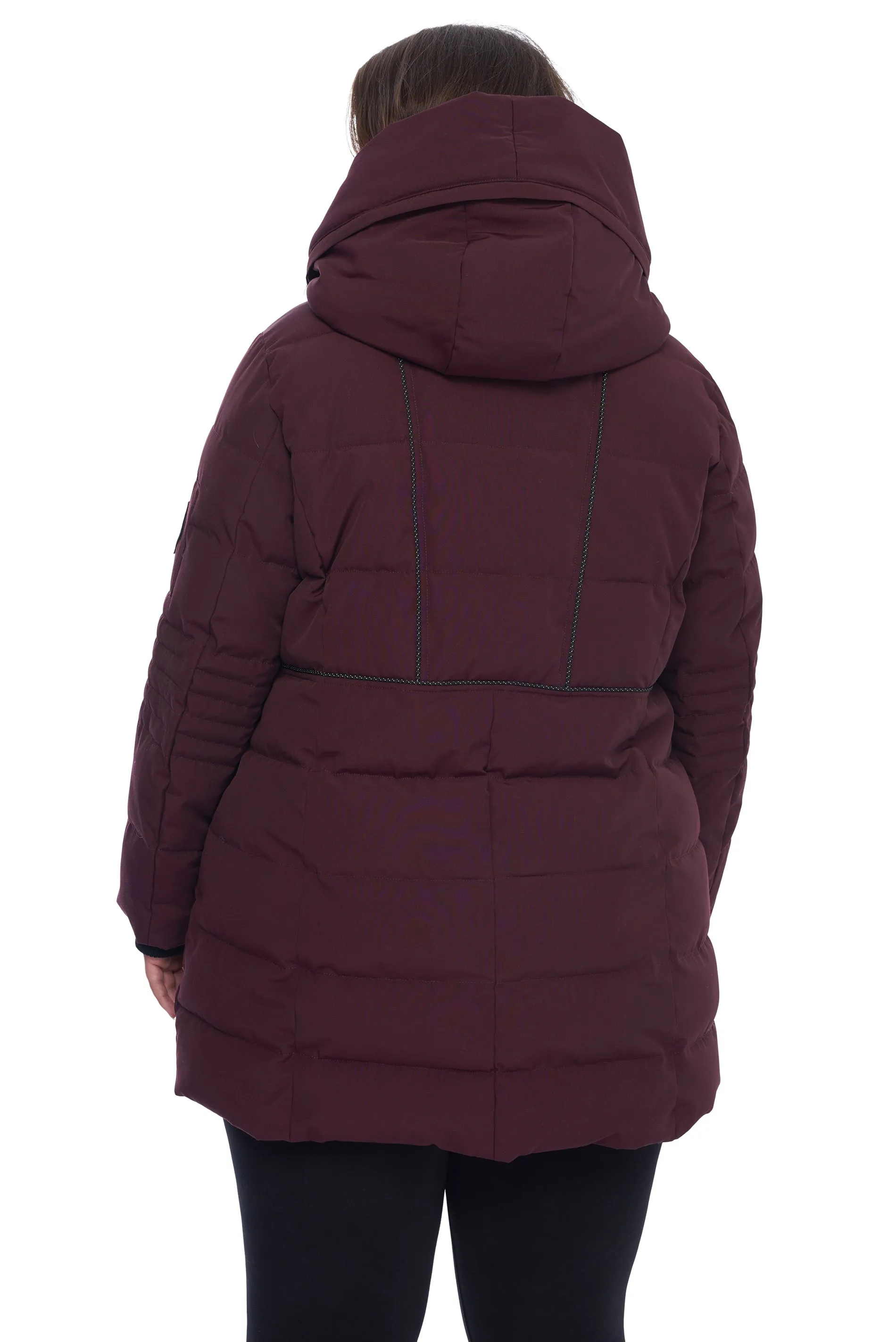 KOOTNEY PLUS | WOMEN'S VEGAN DOWN (RECYCLED) MID-LENGTH PARKA (PLUS SIZE)