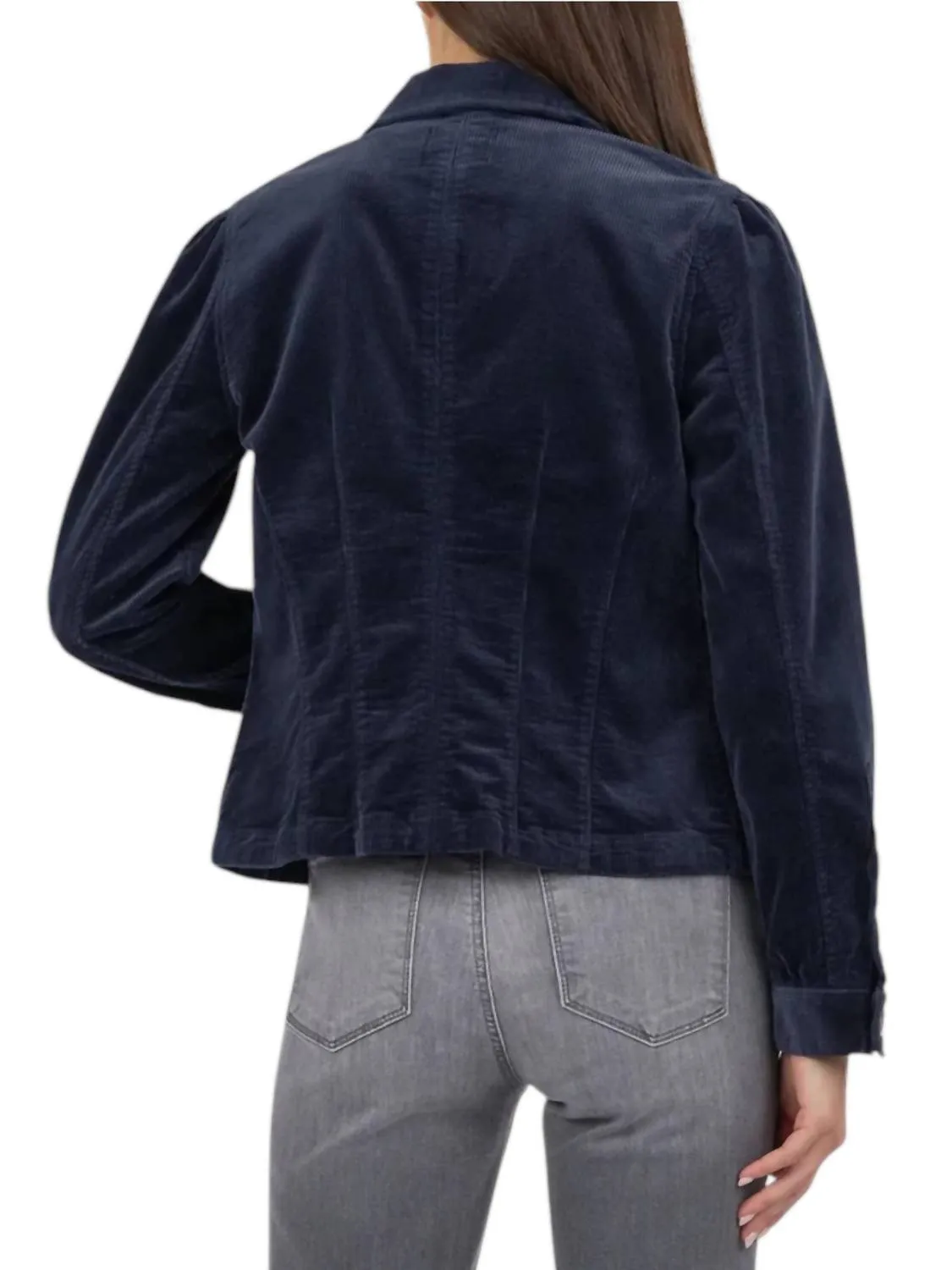 Kyra Corduroy Jacket In Navy