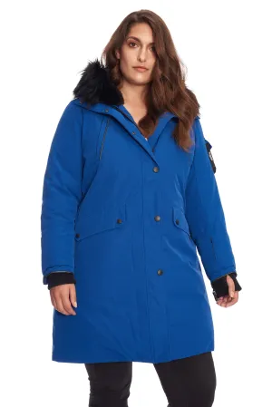 LAURENTIAN PLUS | WOMEN'S VEGAN DOWN (RECYCLED) LONG PARKA (PLUS SIZE)