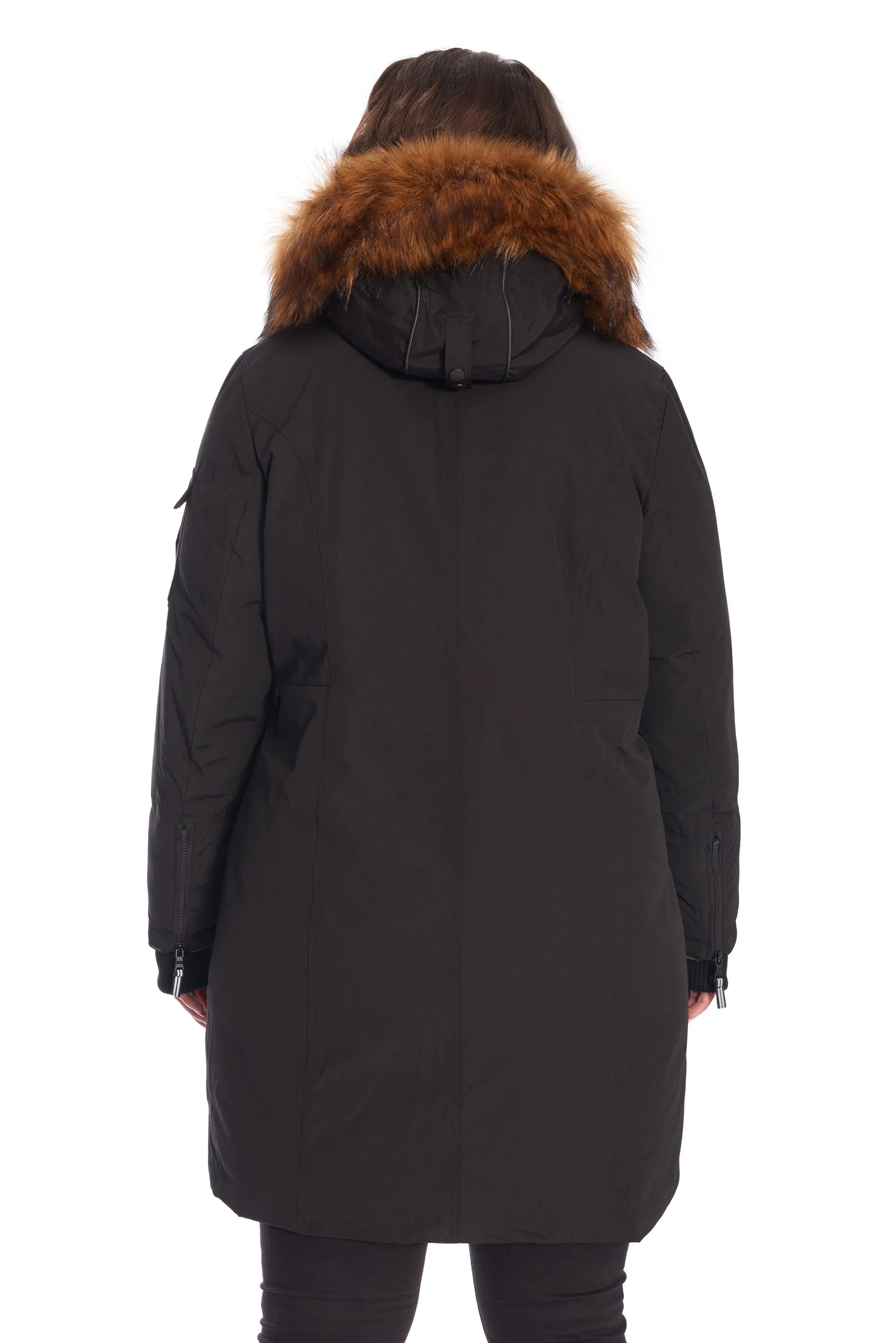 LAURENTIAN PLUS | WOMEN'S VEGAN DOWN (RECYCLED) LONG PARKA (PLUS SIZE)