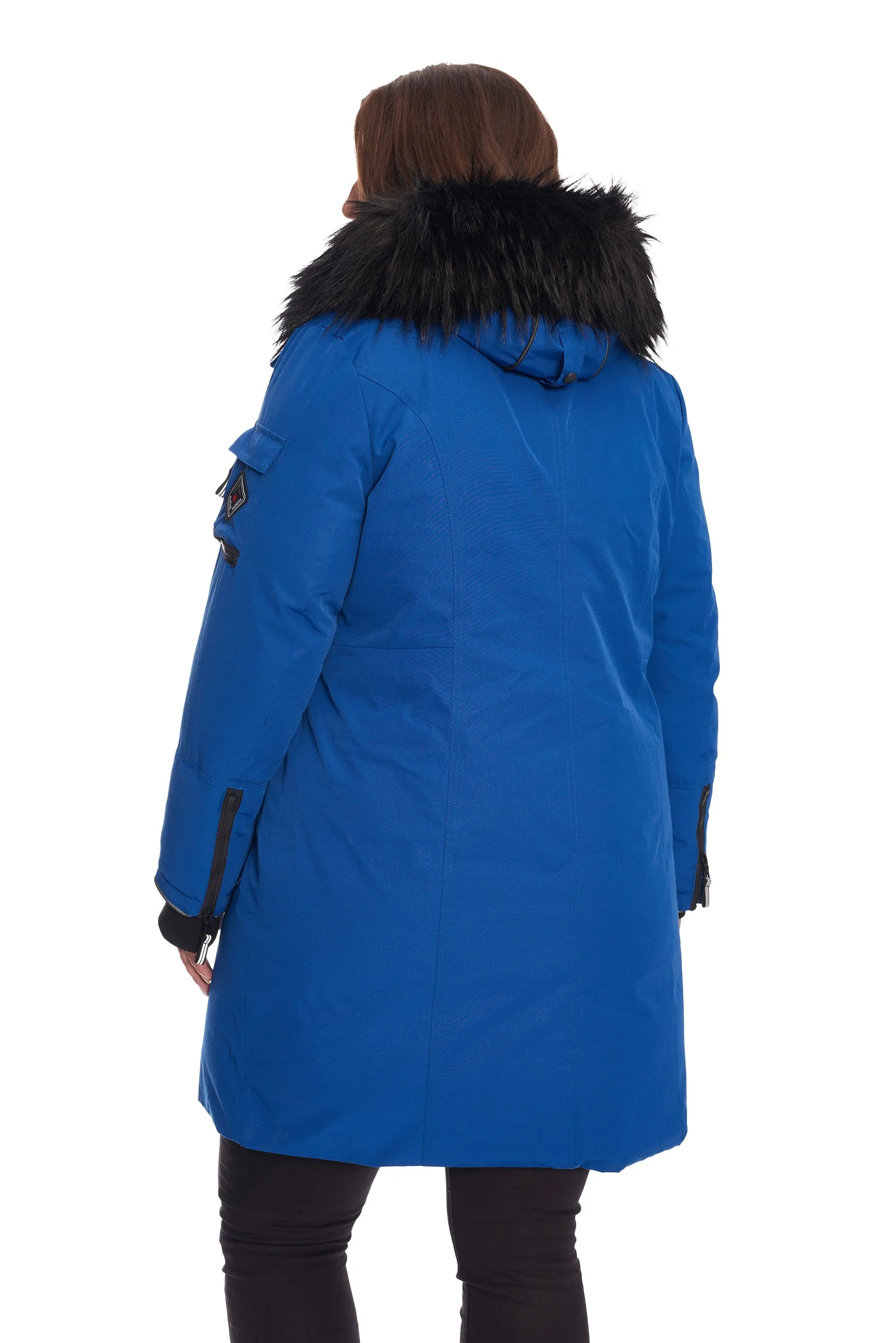 LAURENTIAN PLUS | WOMEN'S VEGAN DOWN (RECYCLED) LONG PARKA (PLUS SIZE)