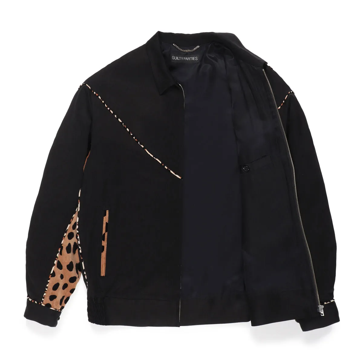 Leopard Western Jacket 'Black'