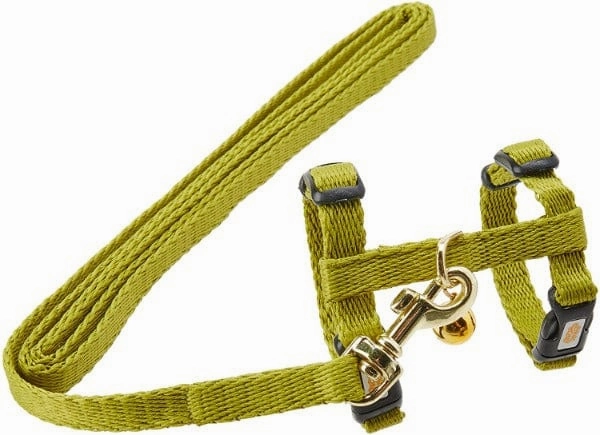 Living World Adjustable Green Harness and Lead Set for Ferrets