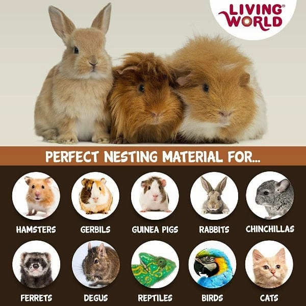Living World Fresh 'N Comfy Bedding for Small Animals; Tan