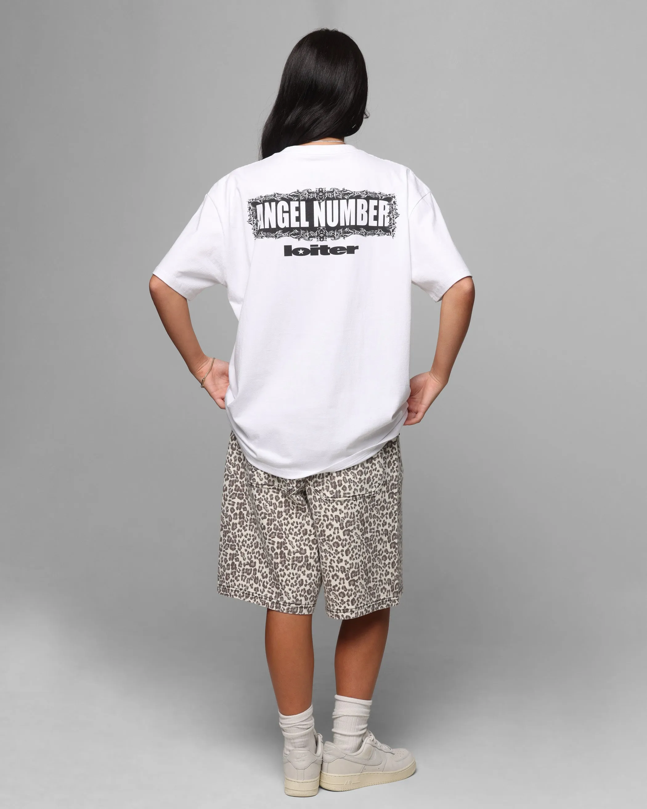 Loiter Angel Number T-Shirt White