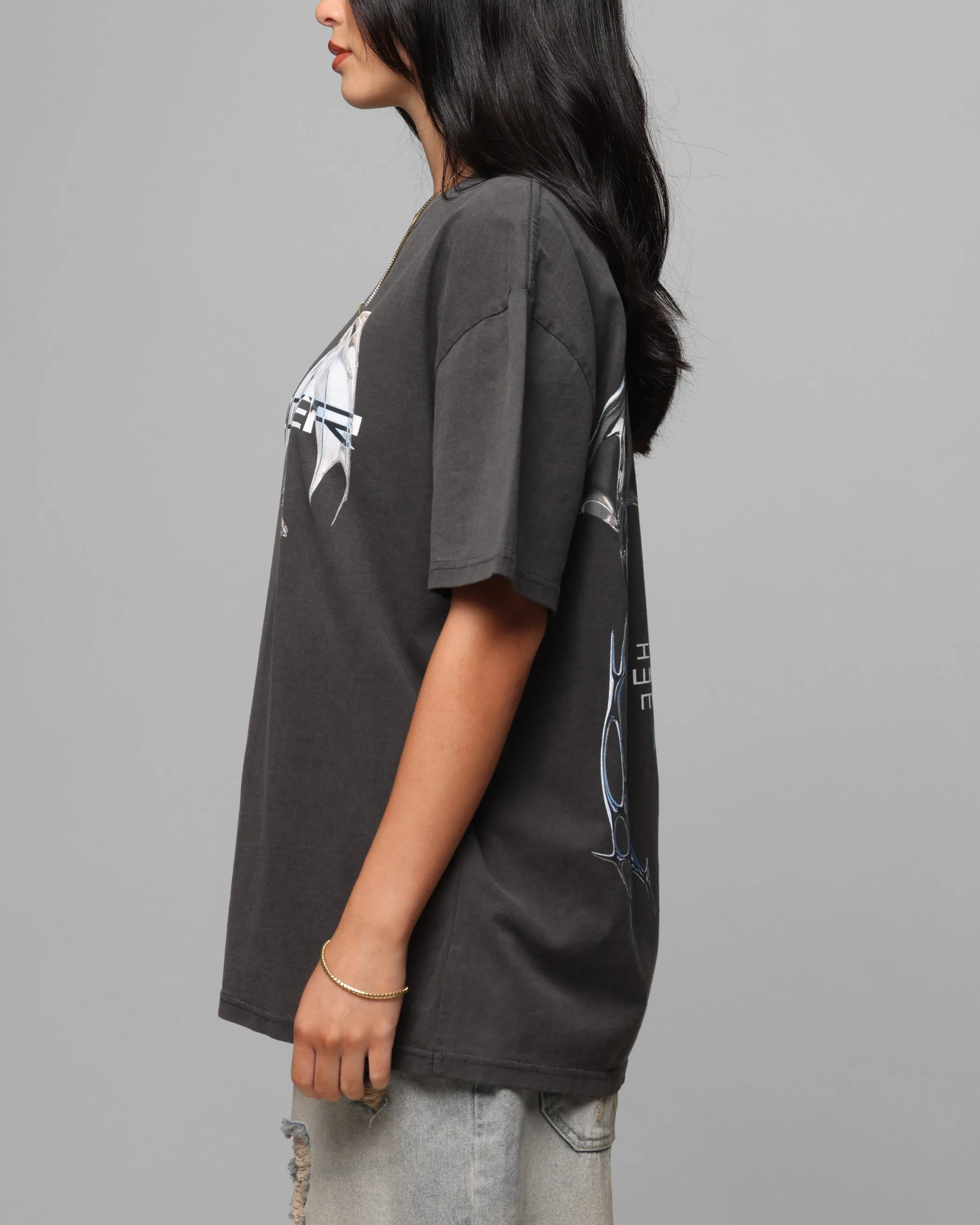 Loiter Chrome Deceiver T-Shirt Black Wash