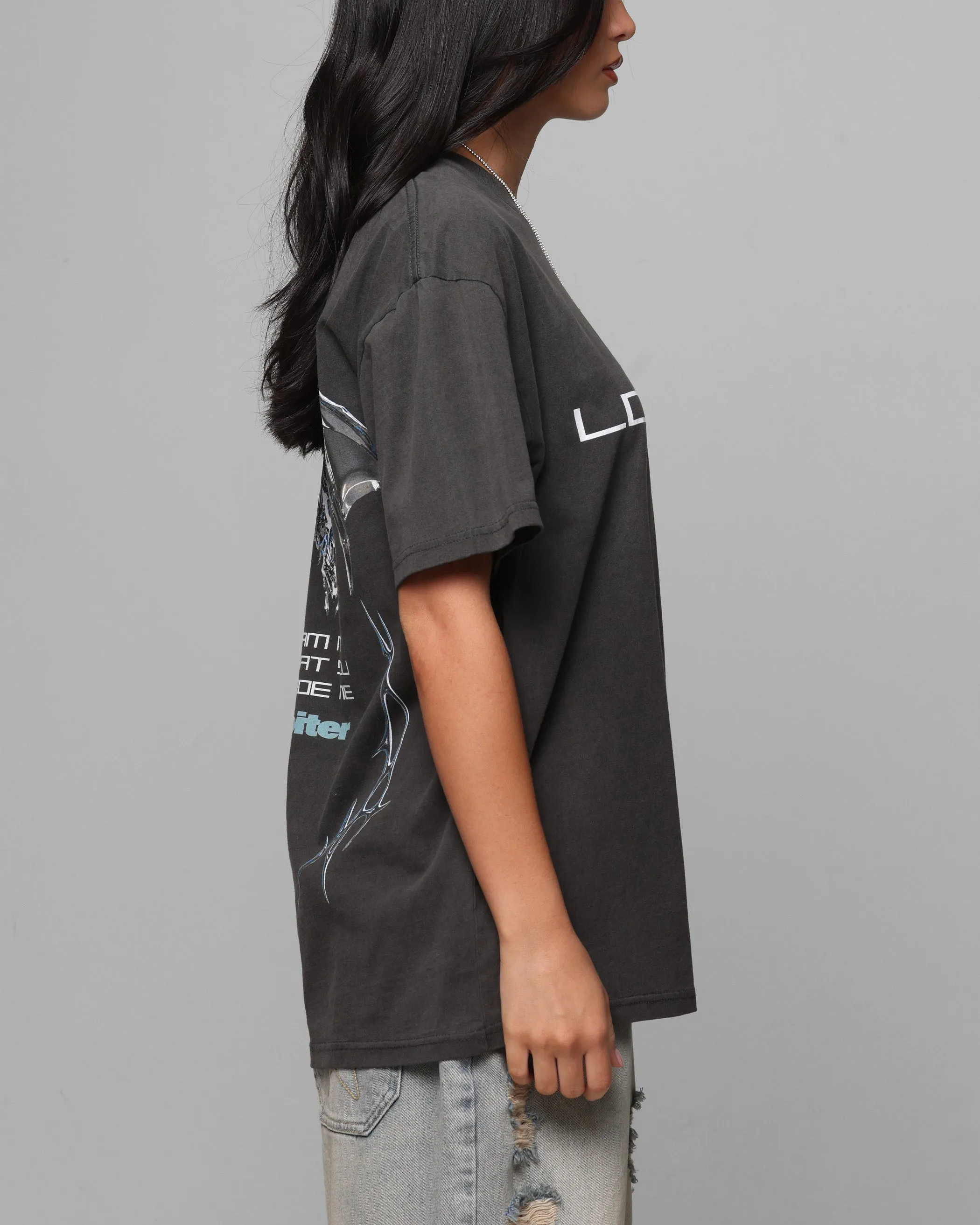Loiter Chrome Deceiver T-Shirt Black Wash