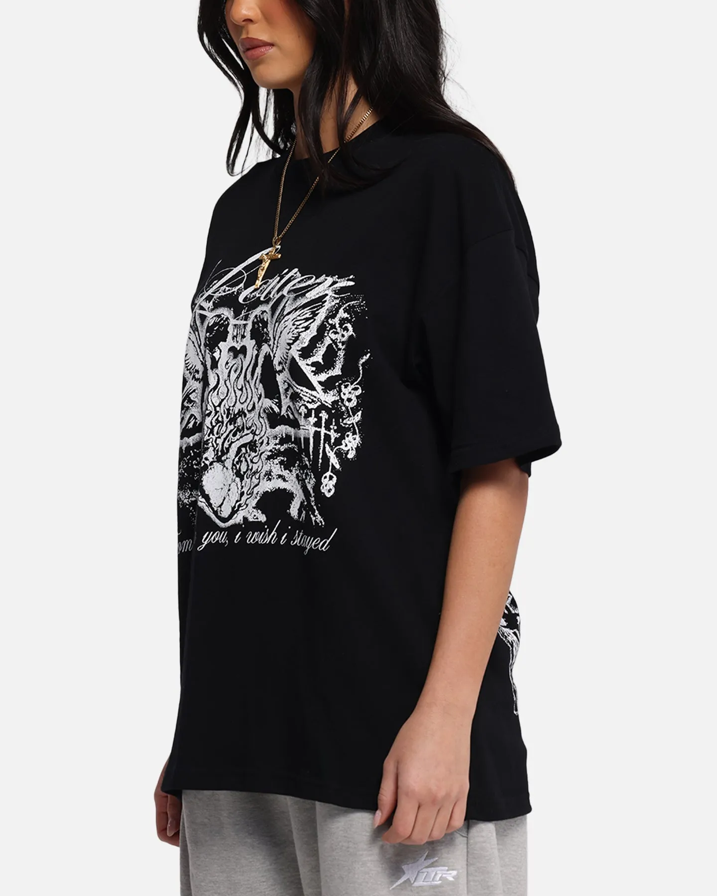 Loiter Earth Angel T-Shirt Black