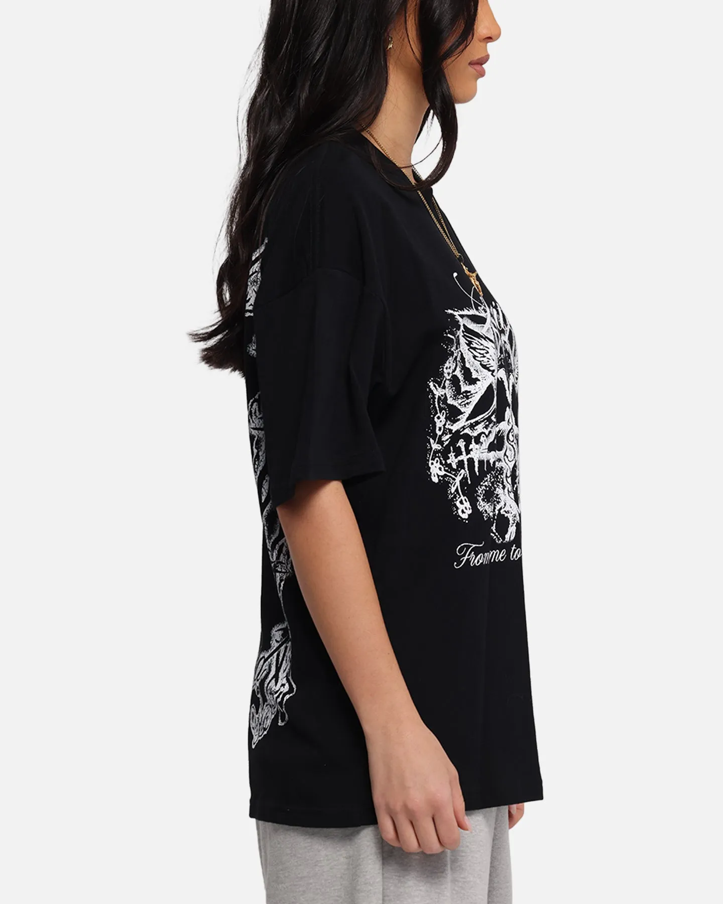 Loiter Earth Angel T-Shirt Black