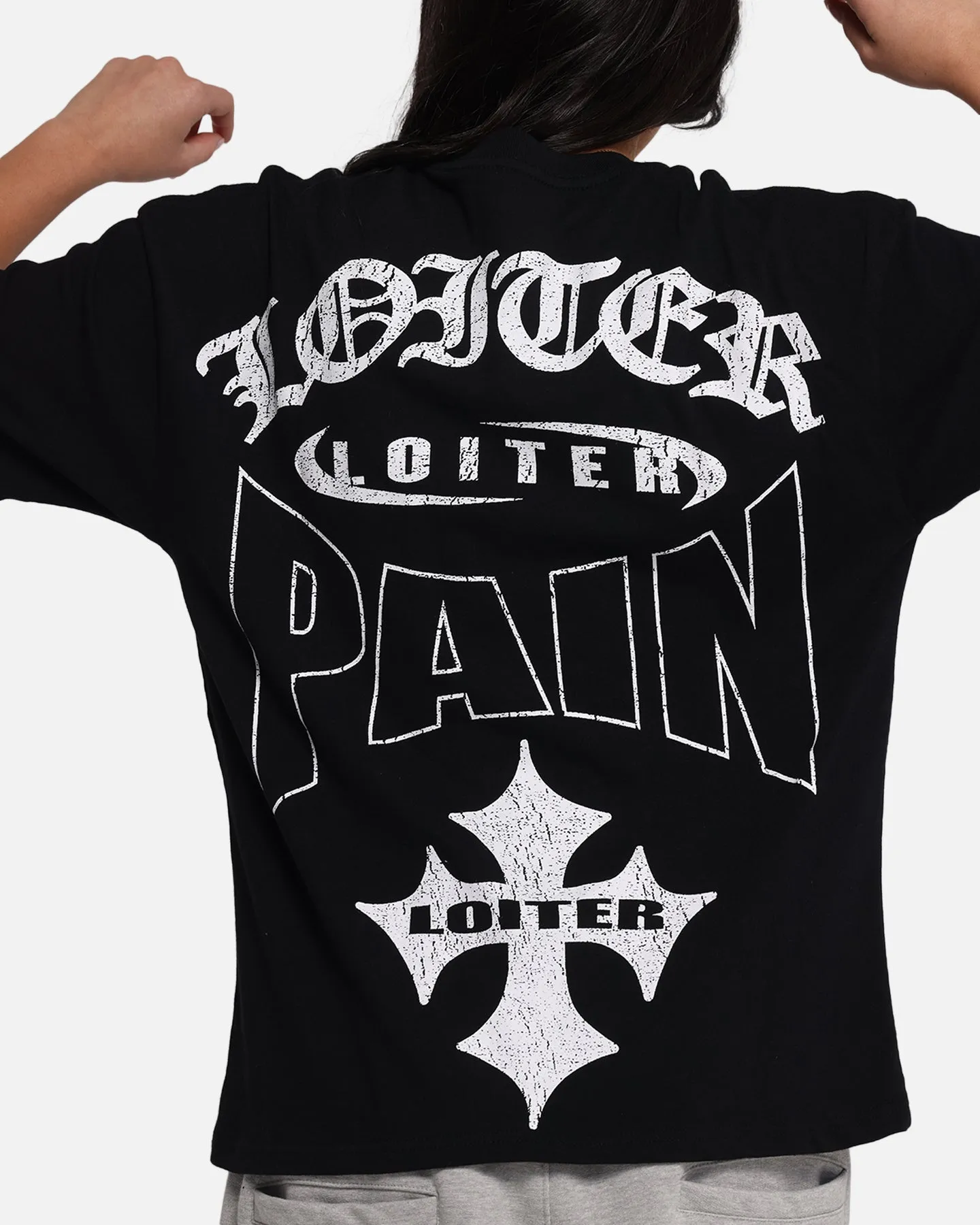 Loiter Inner Pain T-Shirt Black