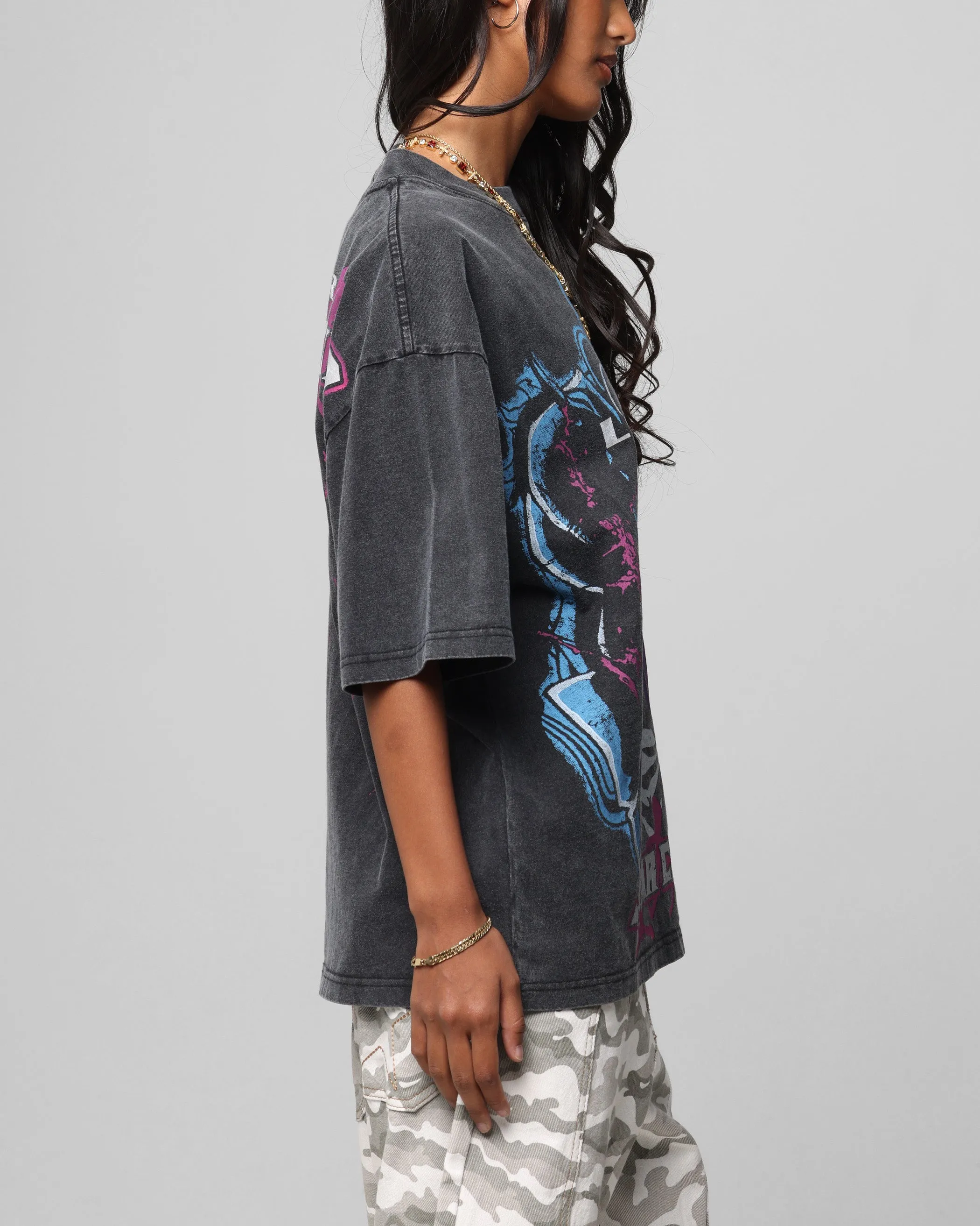Loiter Midnight Widow Vintage T-Shirt Washed Black