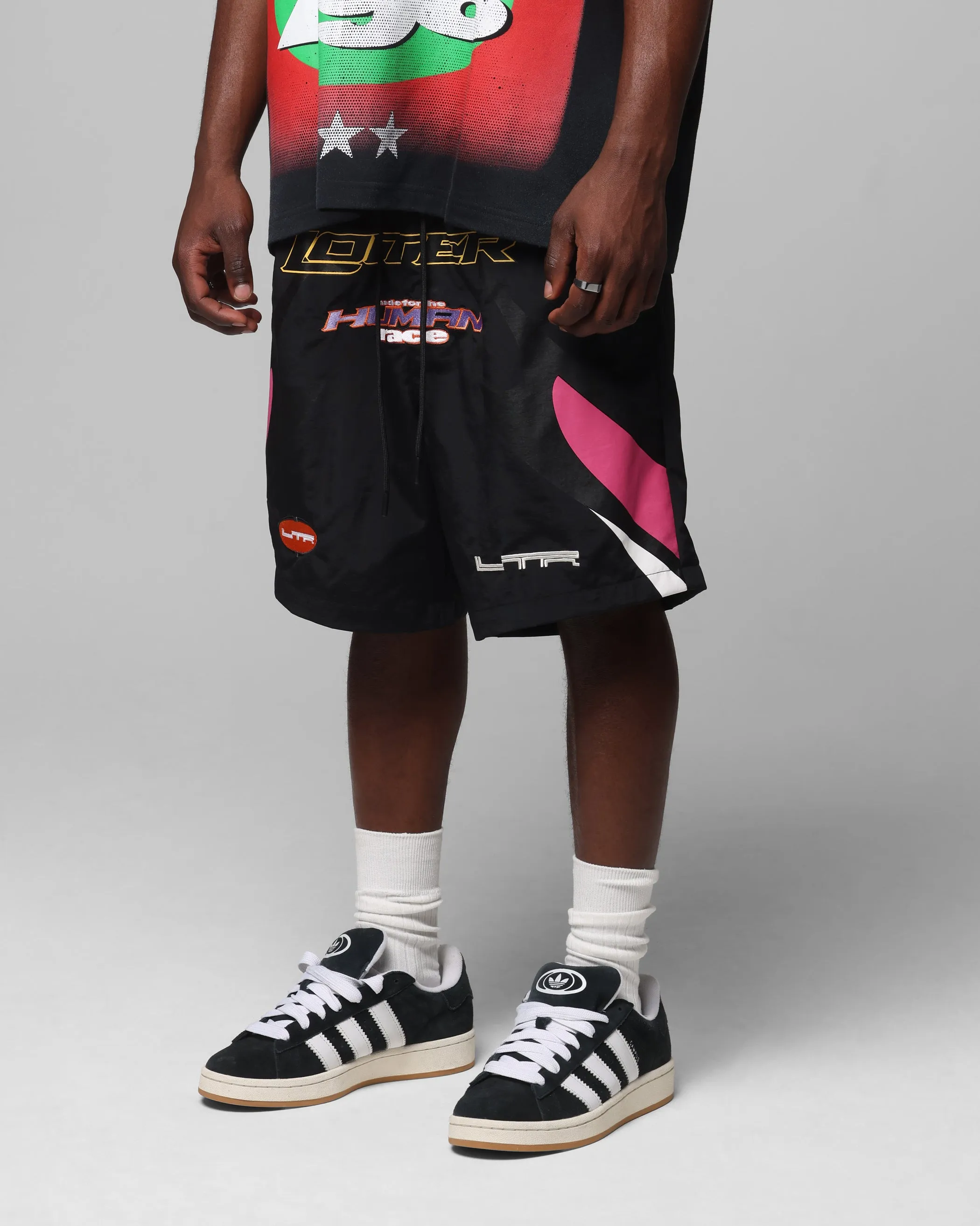 Loiter Motorway Walk Shorts Black