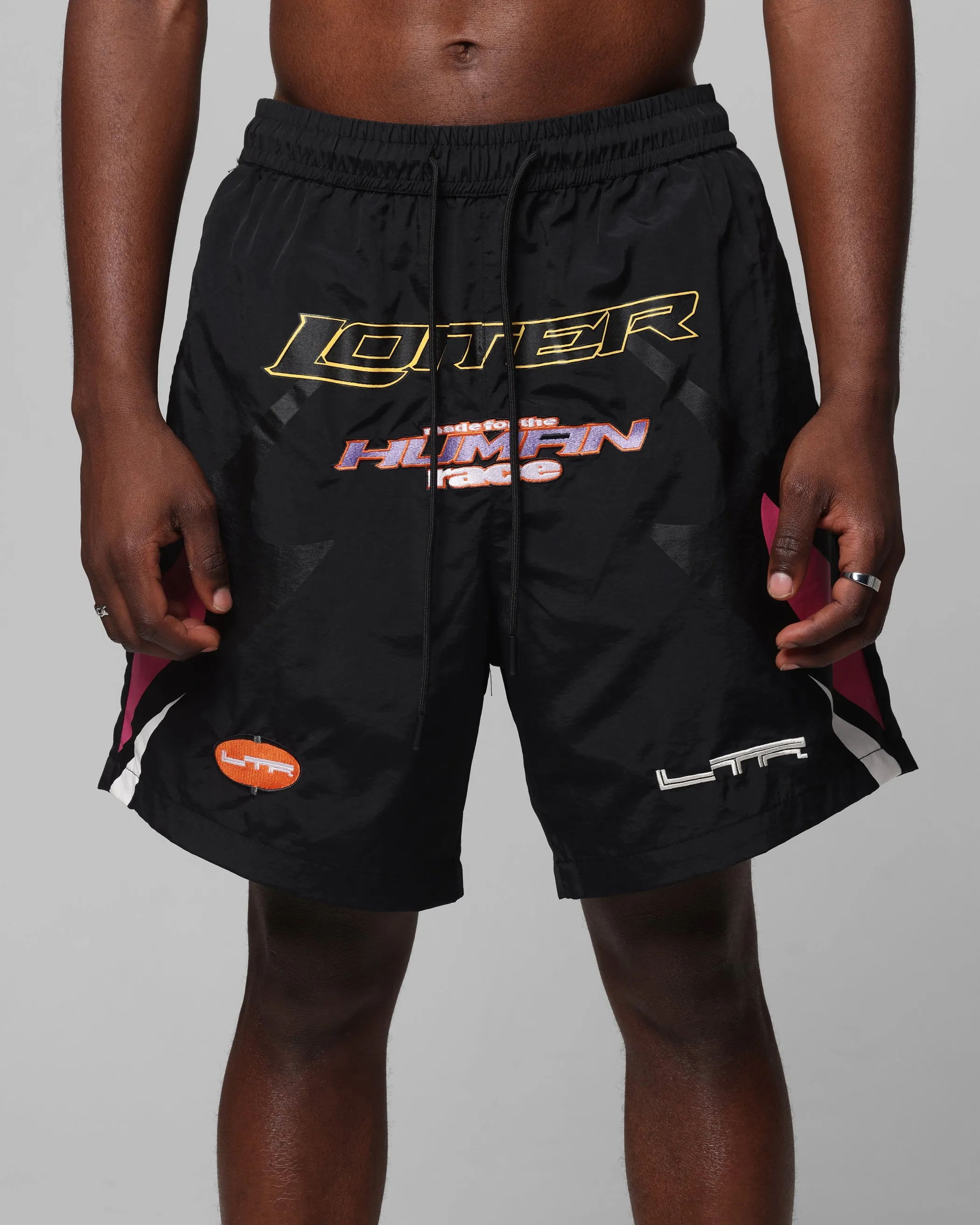 Loiter Motorway Walk Shorts Black
