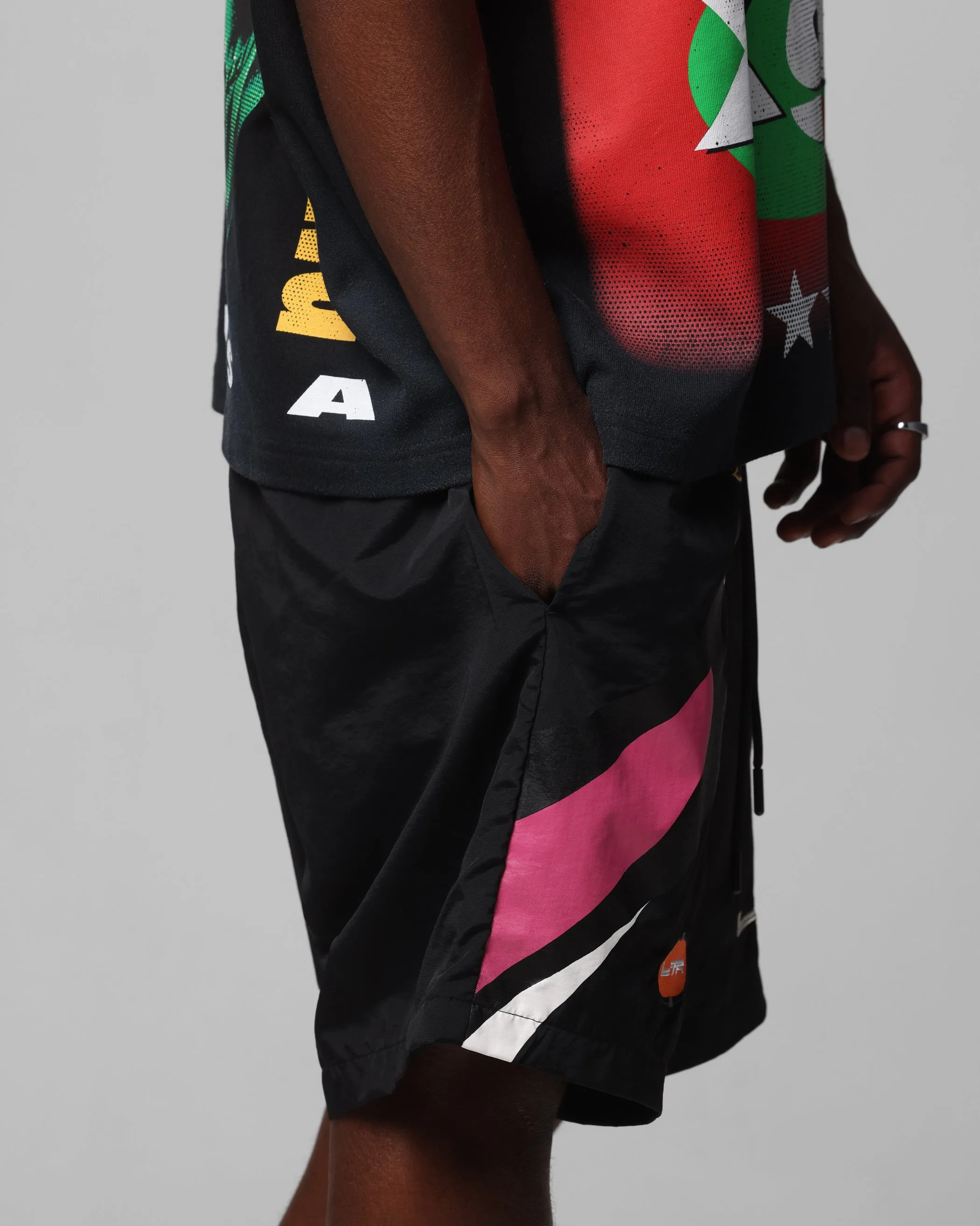 Loiter Motorway Walk Shorts Black