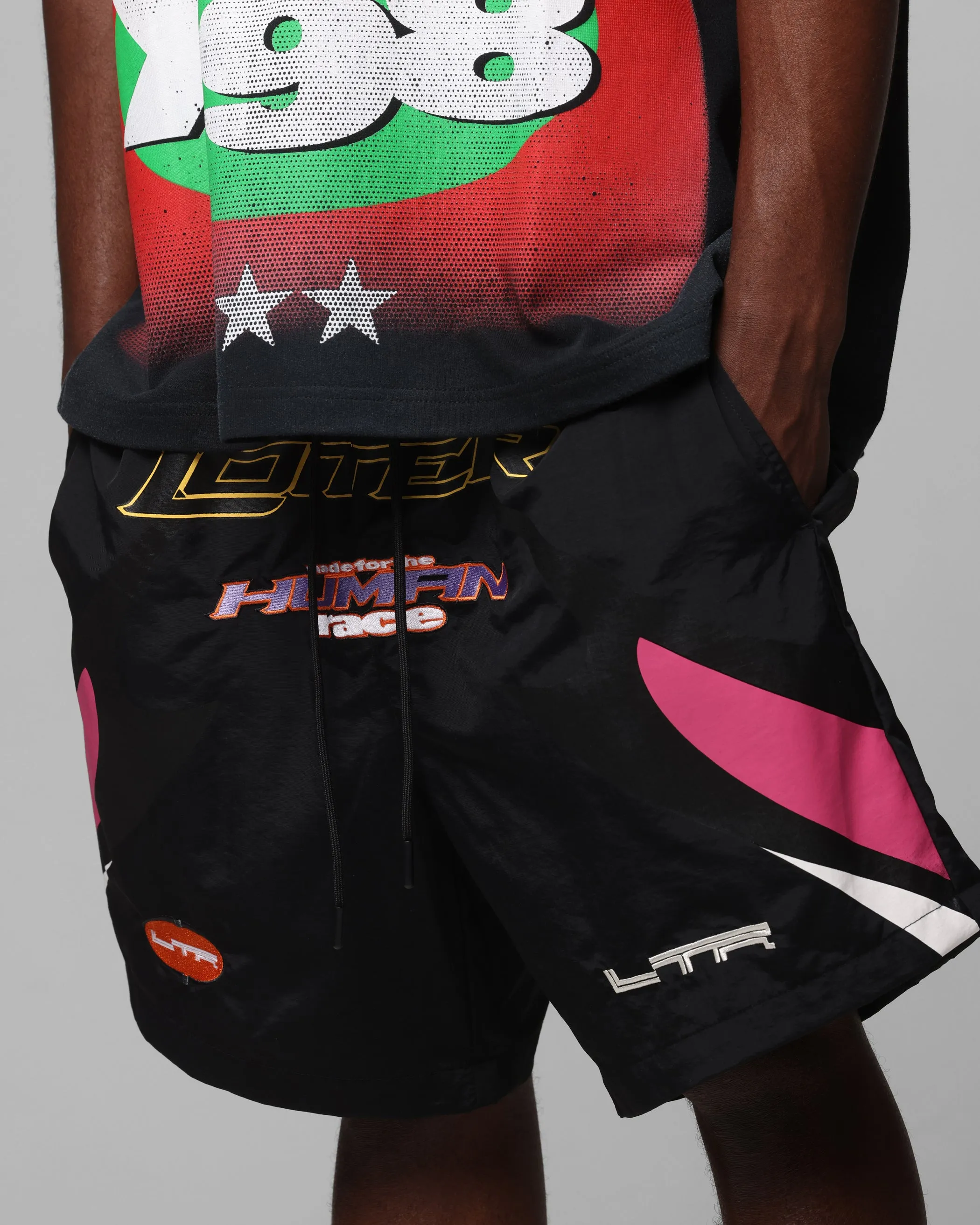 Loiter Motorway Walk Shorts Black