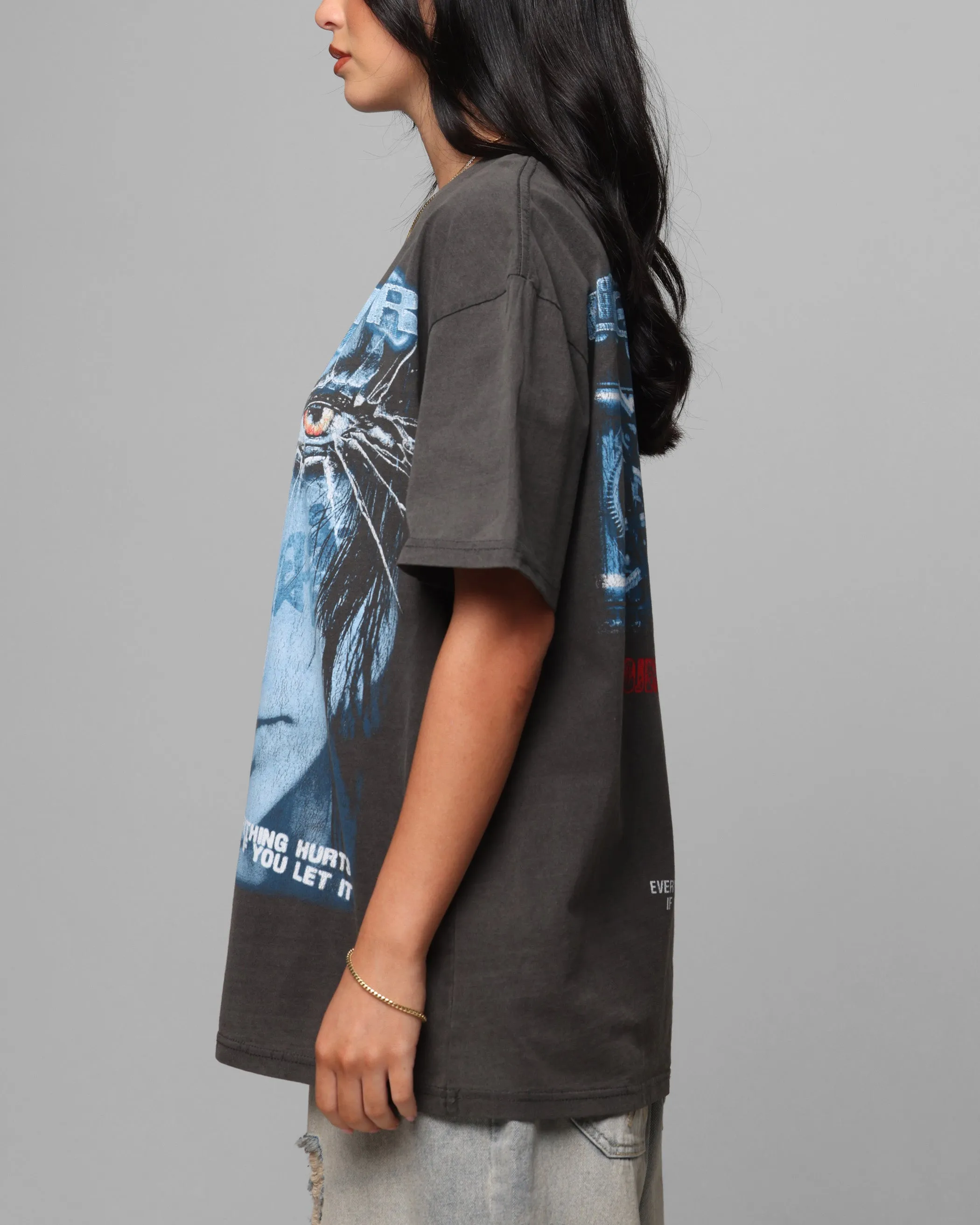 Loiter Project Dark Vintage T-Shirt Black Wash