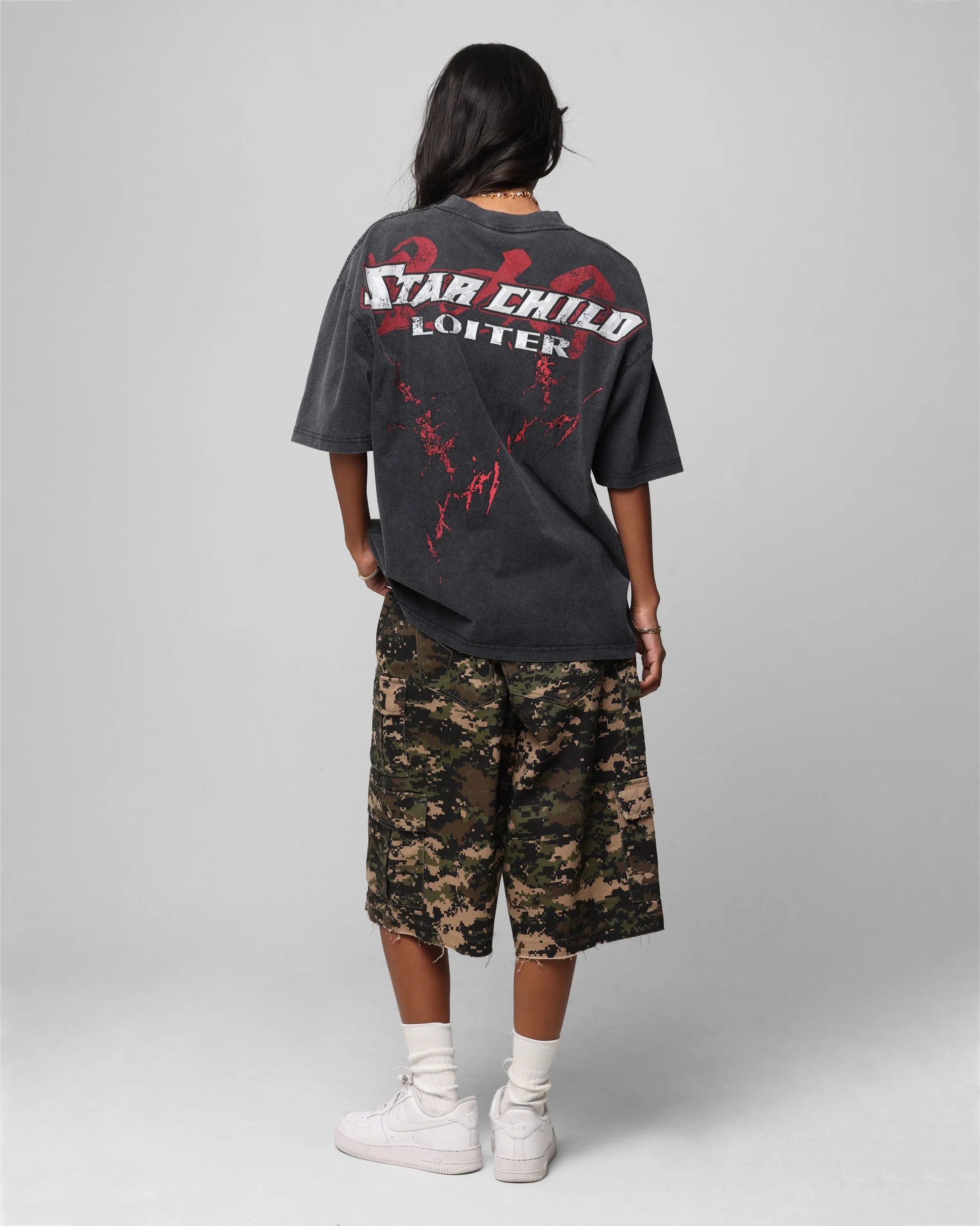 Loiter Valkyrie Vintage T-Shirt Black Wash