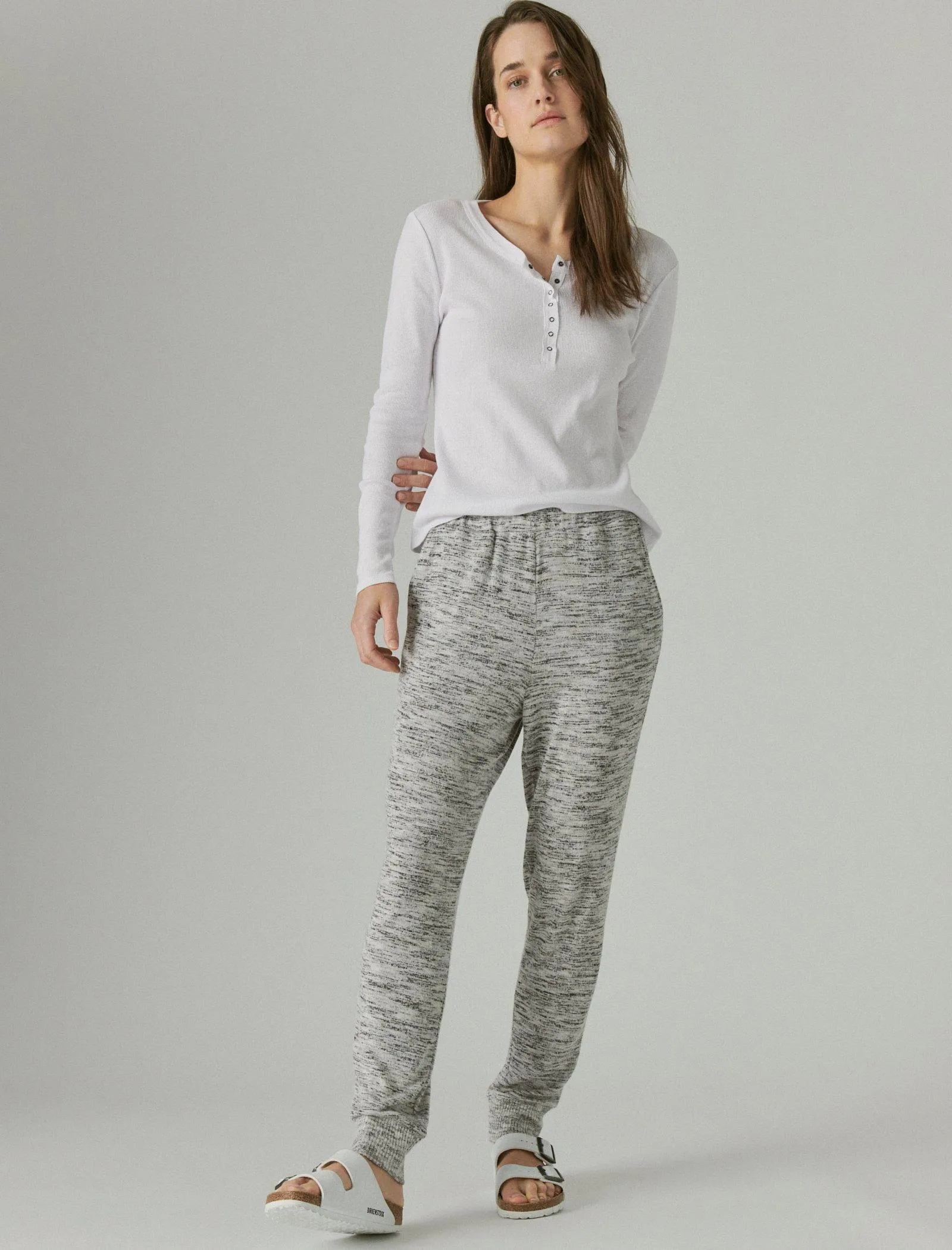 Lucky Brand Womens Cloud Jersey Easy Jogger