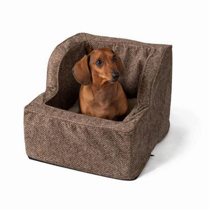 Luxury Highback Console Dog Car Seat Merlin Camel